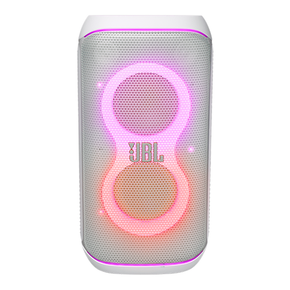 JBL PartyBox Club 120 160W Bluetooth Party Speaker (AI Sound Boost, White)