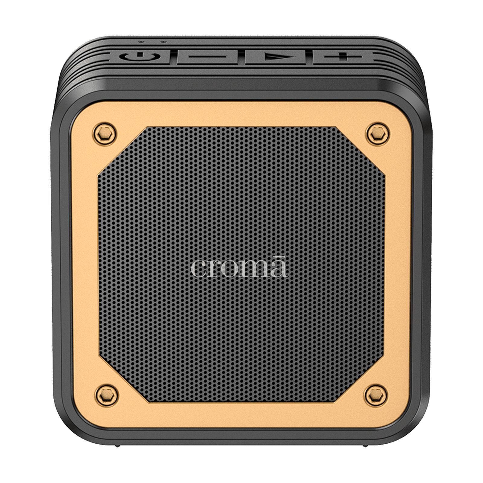 Croma 8W Portable Bluetooth Speaker (IPX5 Water Resistant, Built in Mic, Mono Channel, Black)