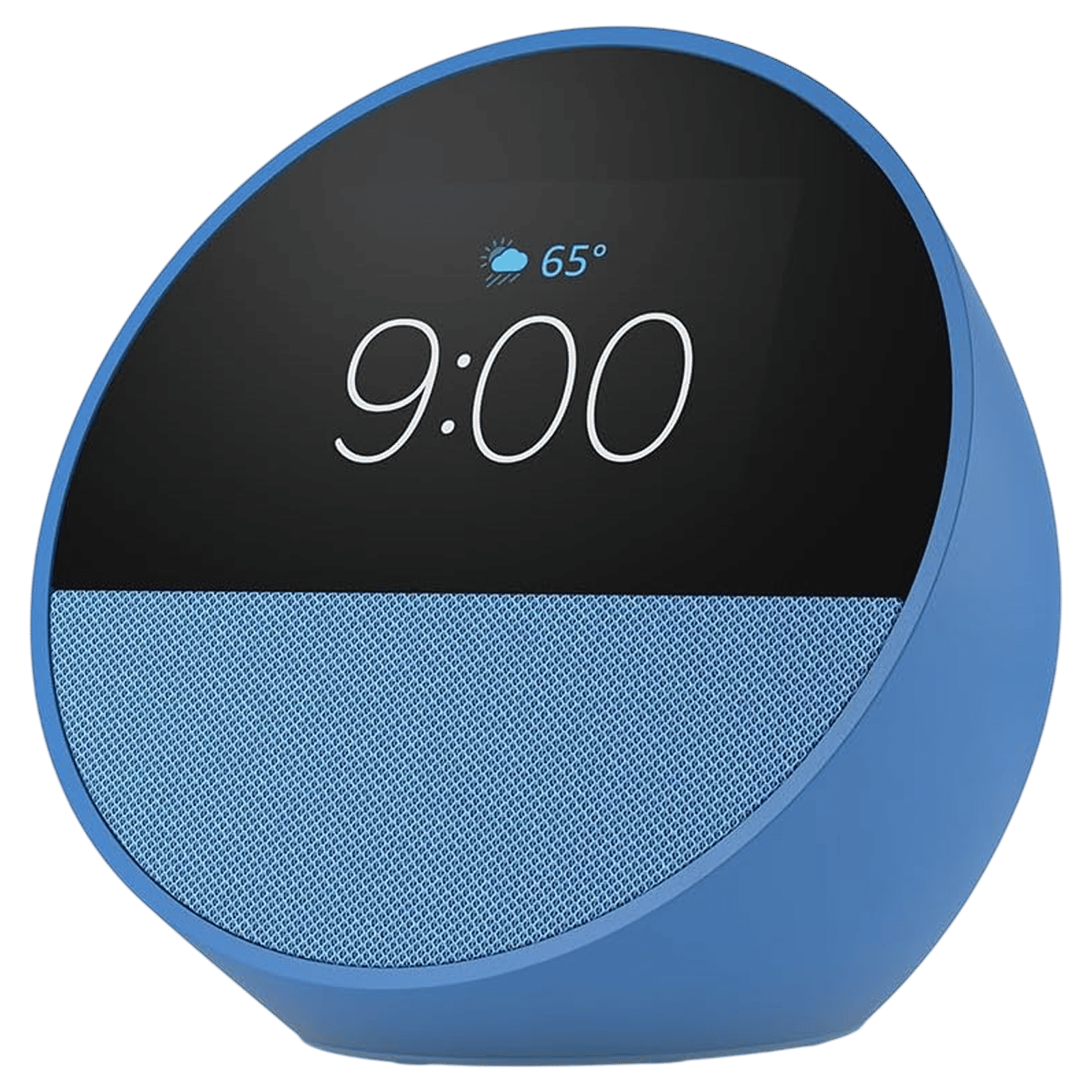 amazon Echo Spot with Built-in Alexa Smart Wi-Fi Speaker (Customizable Smart Clock, Ocean Blue)