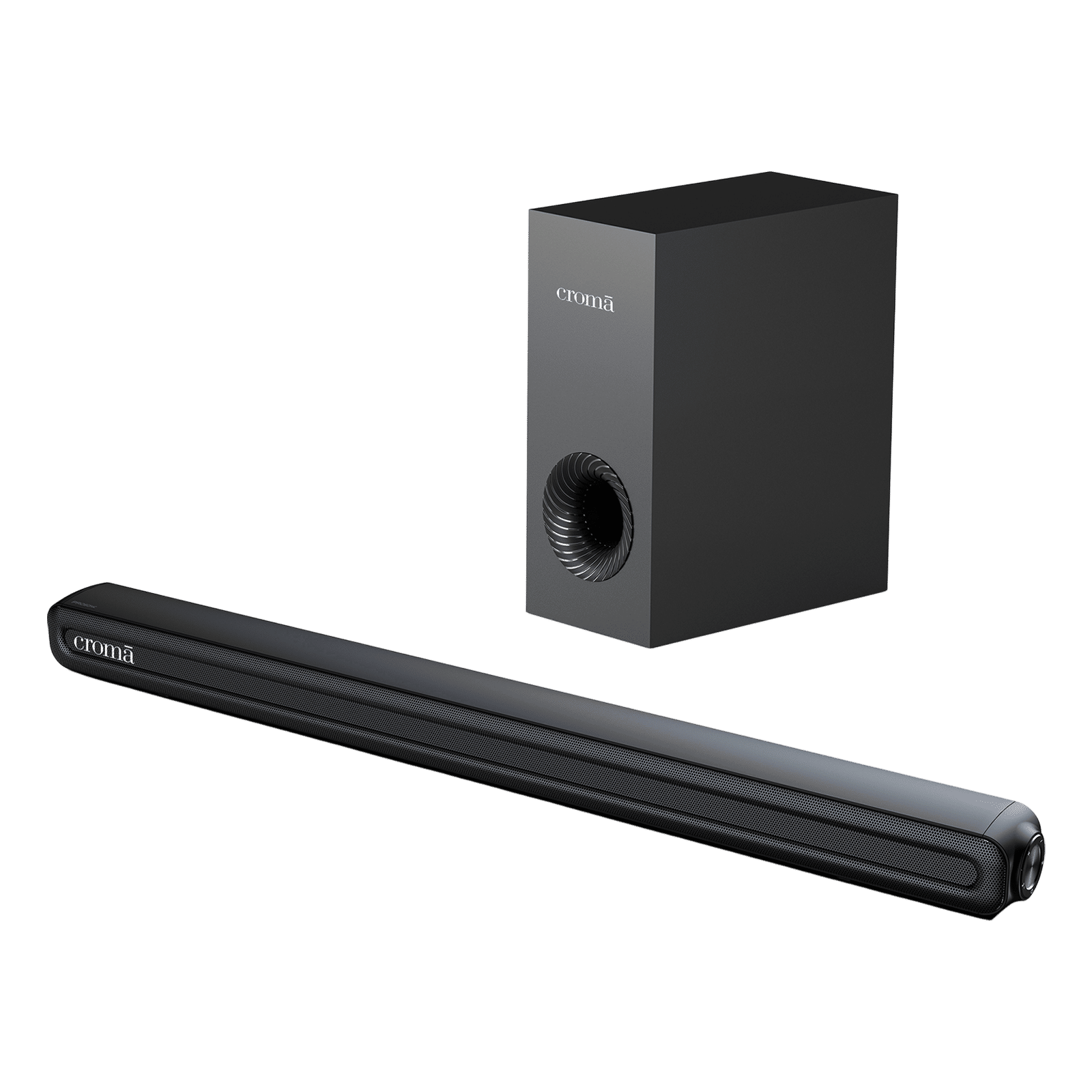 Croma 120W Bluetooth Soundbar with Remote (Preset EQ Modes, 2.1 Channel, Black)