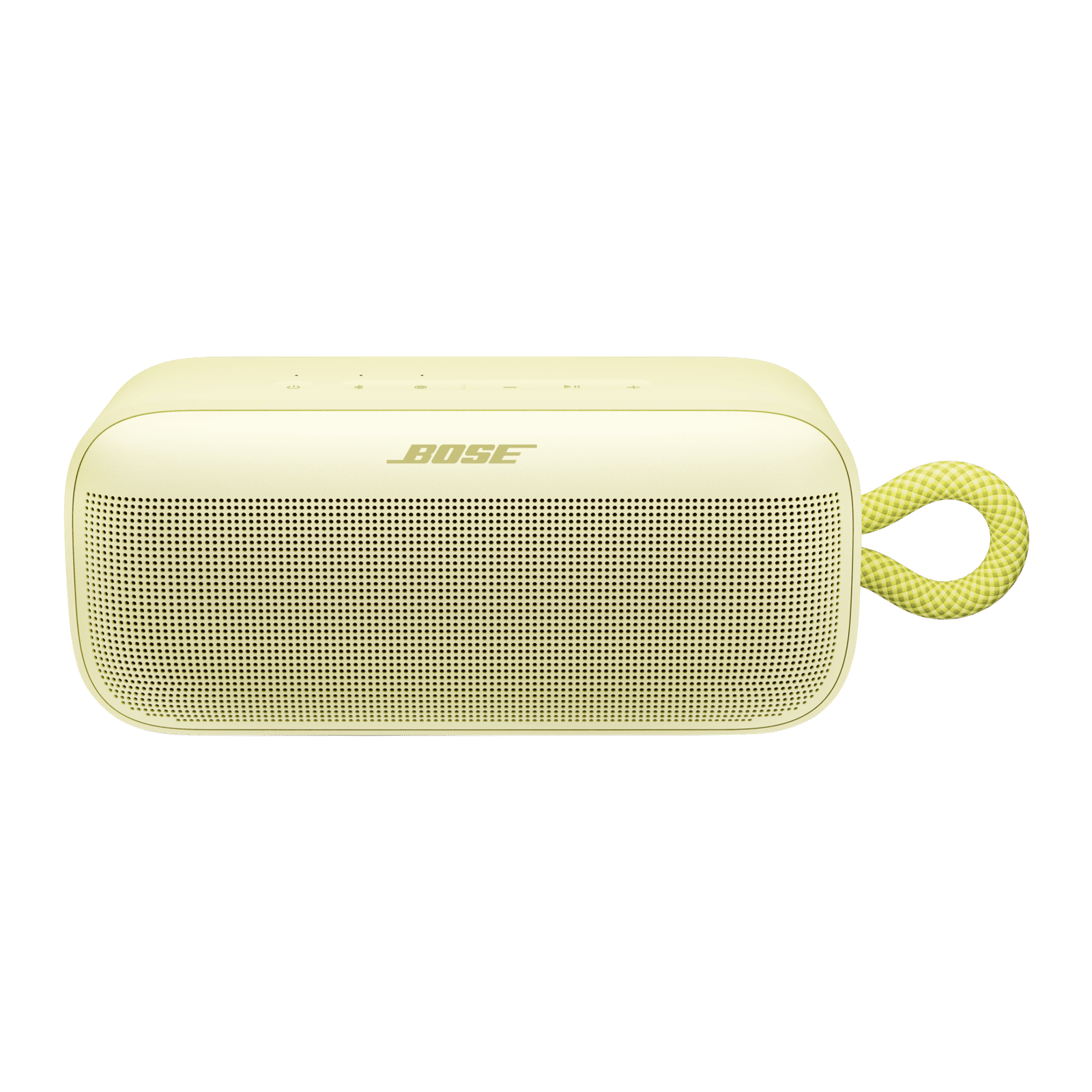 Bose SoundLink Plus 5.25W Portable Bluetooth Speaker (IP67 Water Resistant, 20 Hours Playback Time, Mono Speaker, Citrus Yellow)