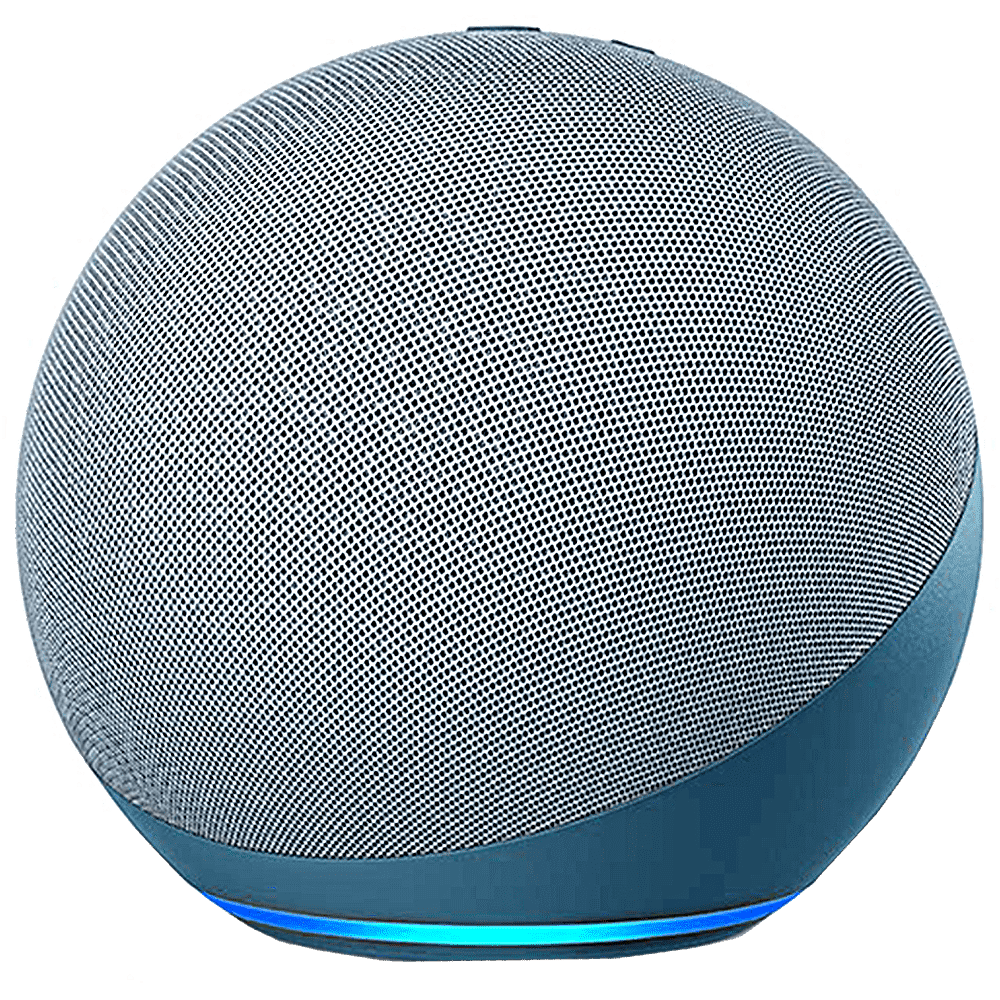 amazon Echo Dot 4th Gen Alexa Built-in Smart Speaker (Powerful Bass, B084KSRFXJ, Blue)