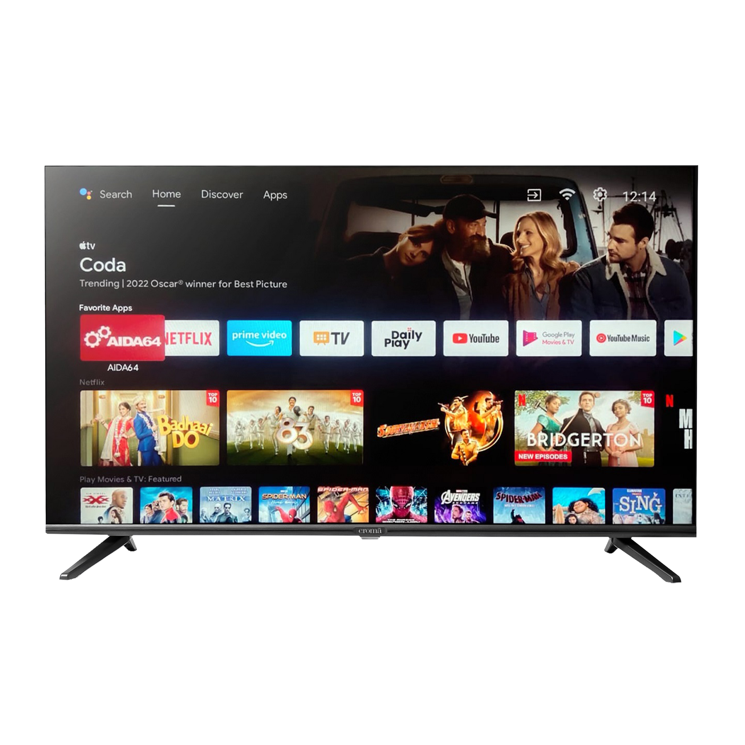 Croma 80 cm (32 inch) HD Ready LED Smart Android TV with Google Assistant (2022 model)