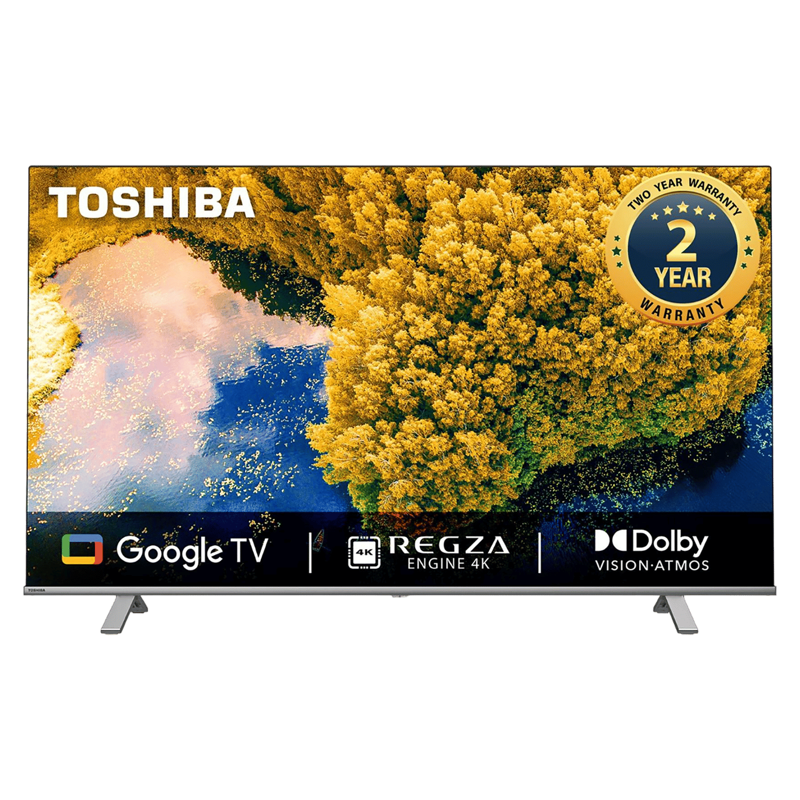 TOSHIBA 55C350LP 139 cm (55 inch) 4K Ultra HD LED Google TV with Dolby Vision & Dolby Atmos (2022 model)