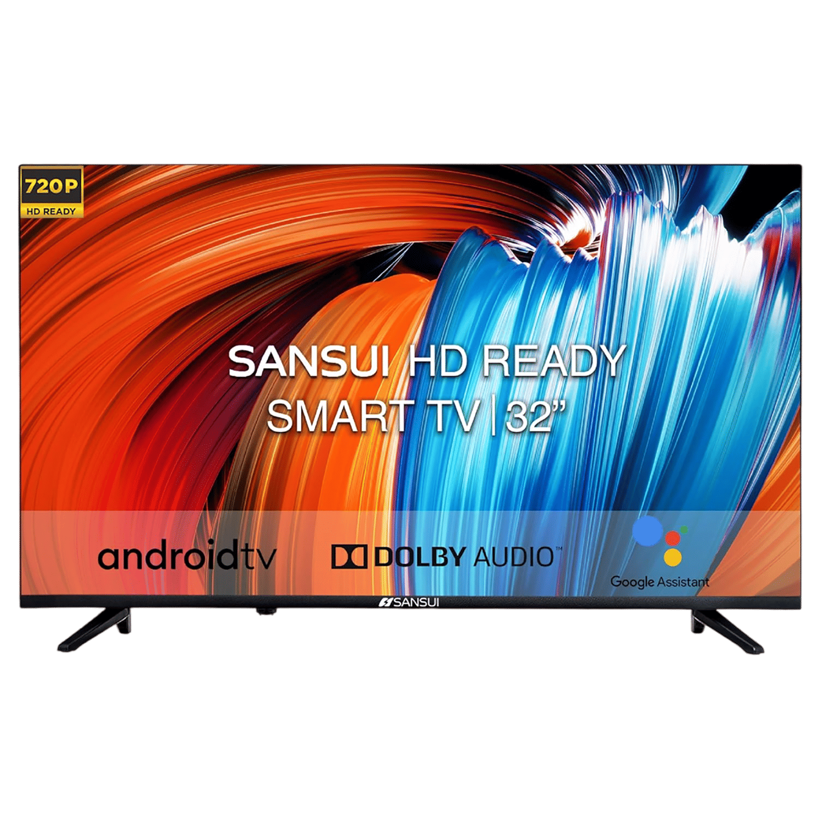 SANSUI 80 cm (32 inch) HD Ready Smart Android TV with Dolby Audio (2021  model)