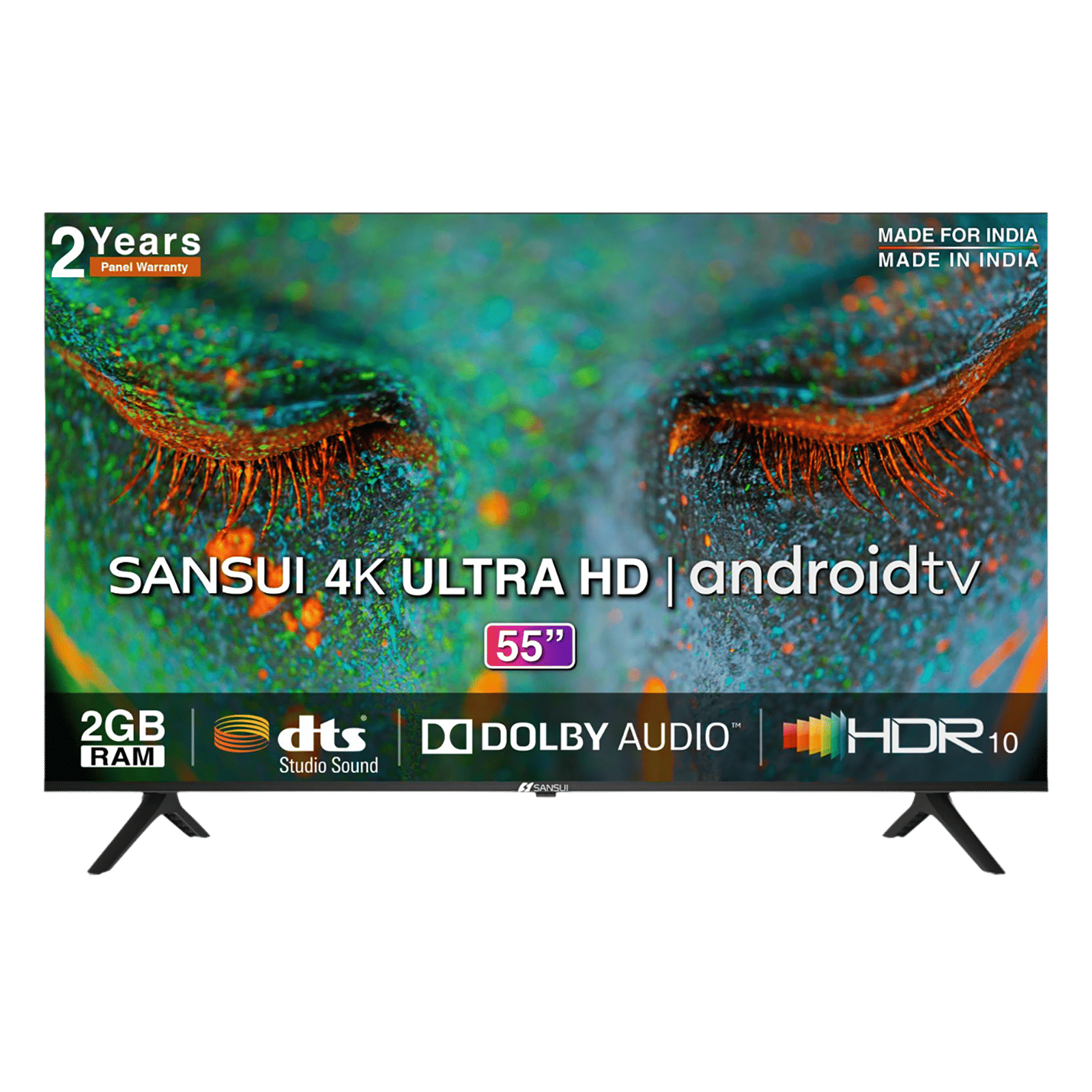 Buy SANSUI 140 cm (55 inch) 4K Ultra HD LED Android TV with Dolby
