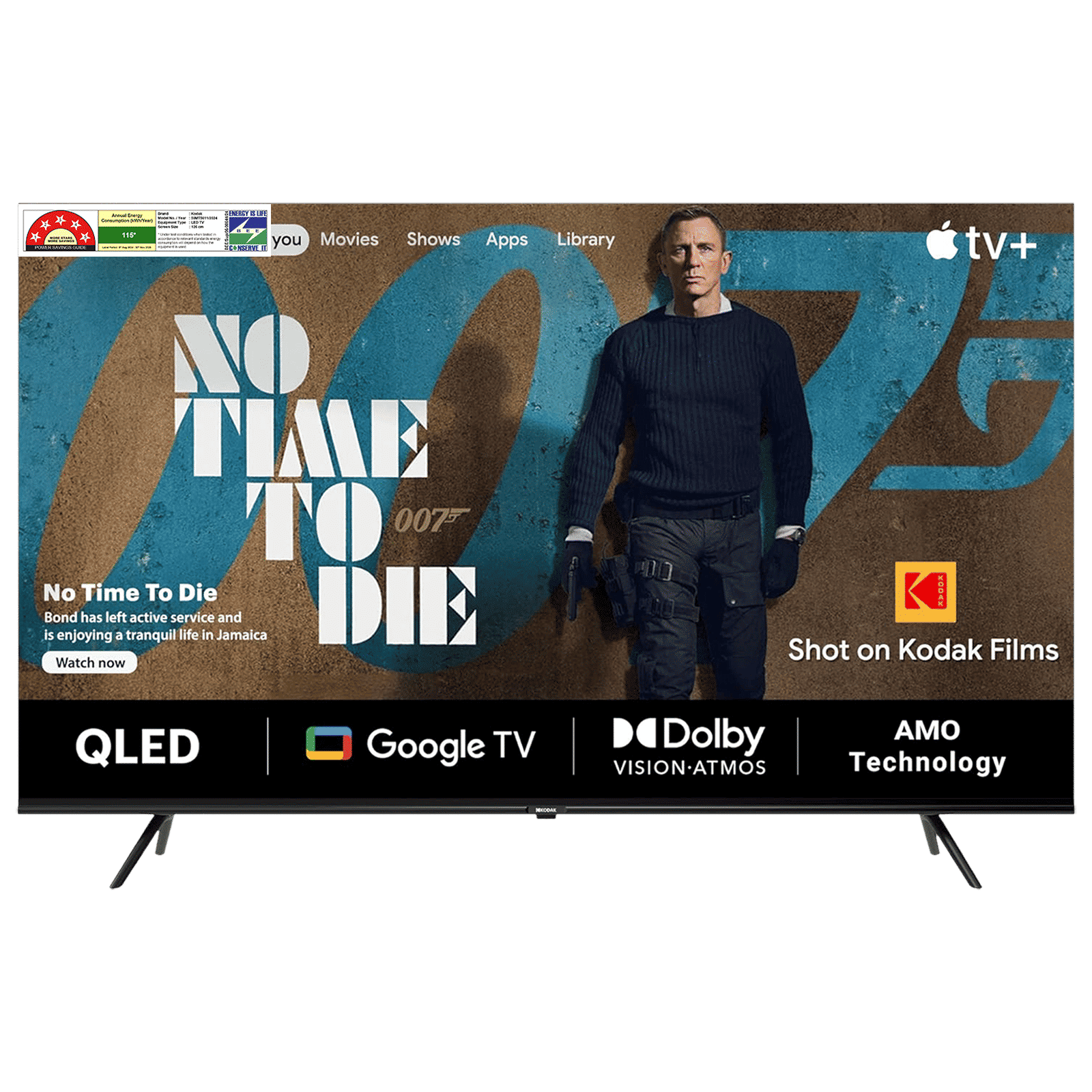 Kodak Matrix 127 cm (50 inch) QLED 4K Ultra HD Google TV