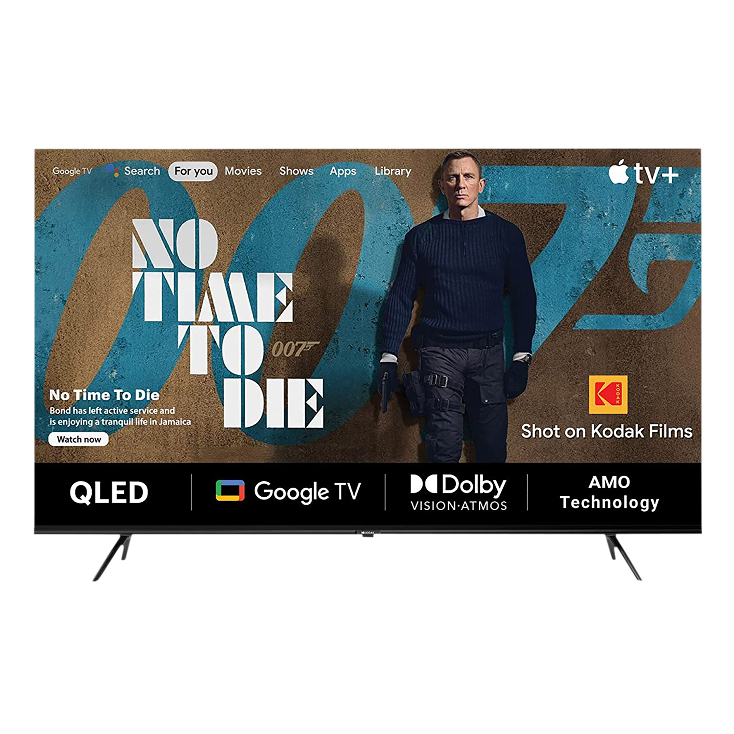 KODAK Matrix 140 cm (55 inch) 4 Star QLED 4K Ultra HD Google TV with DTS TruSurround Technology (2022 model)