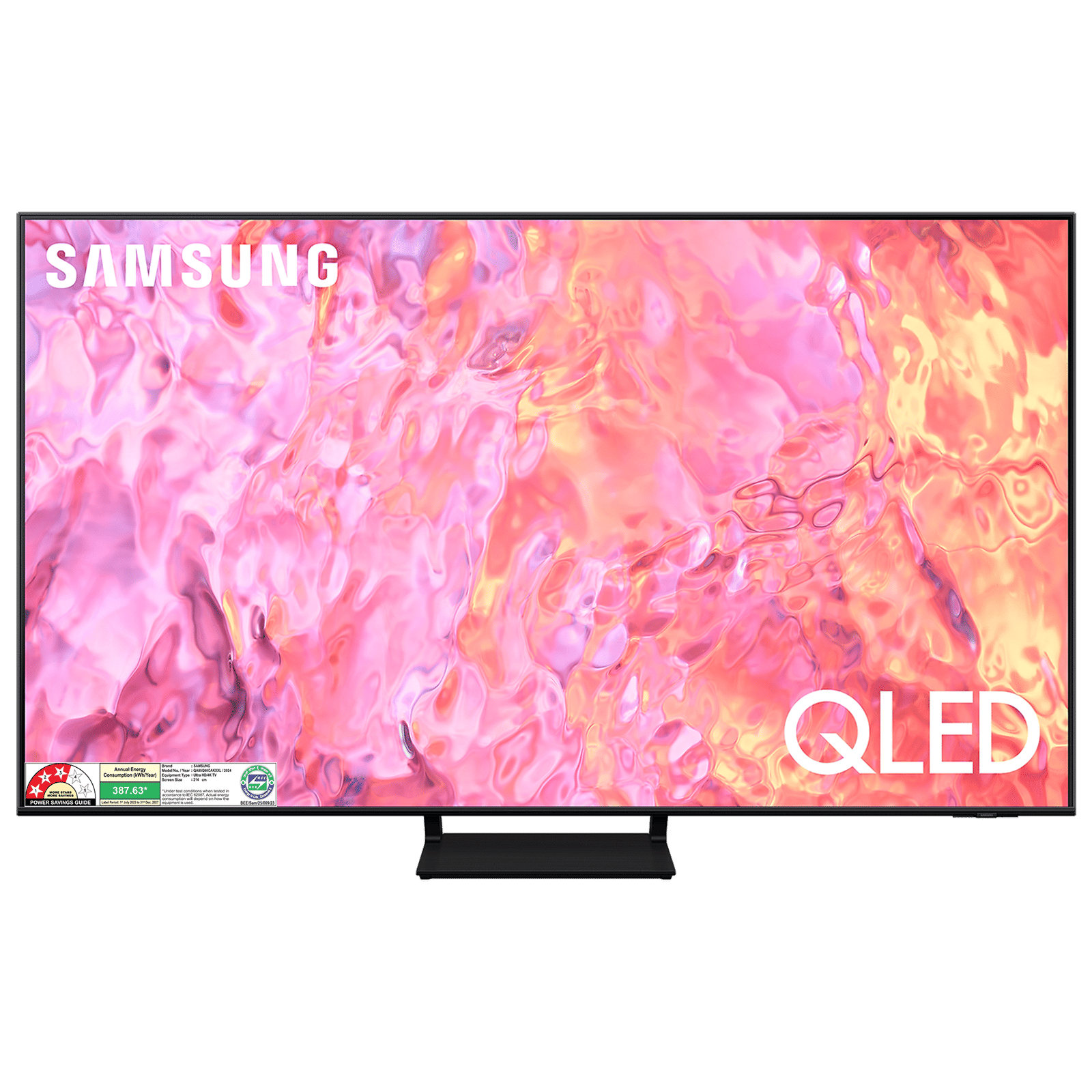 SAMSUNG 6 Series 214 cm (85 inch) QLED 4K Tizen TV with Bezel-less Display