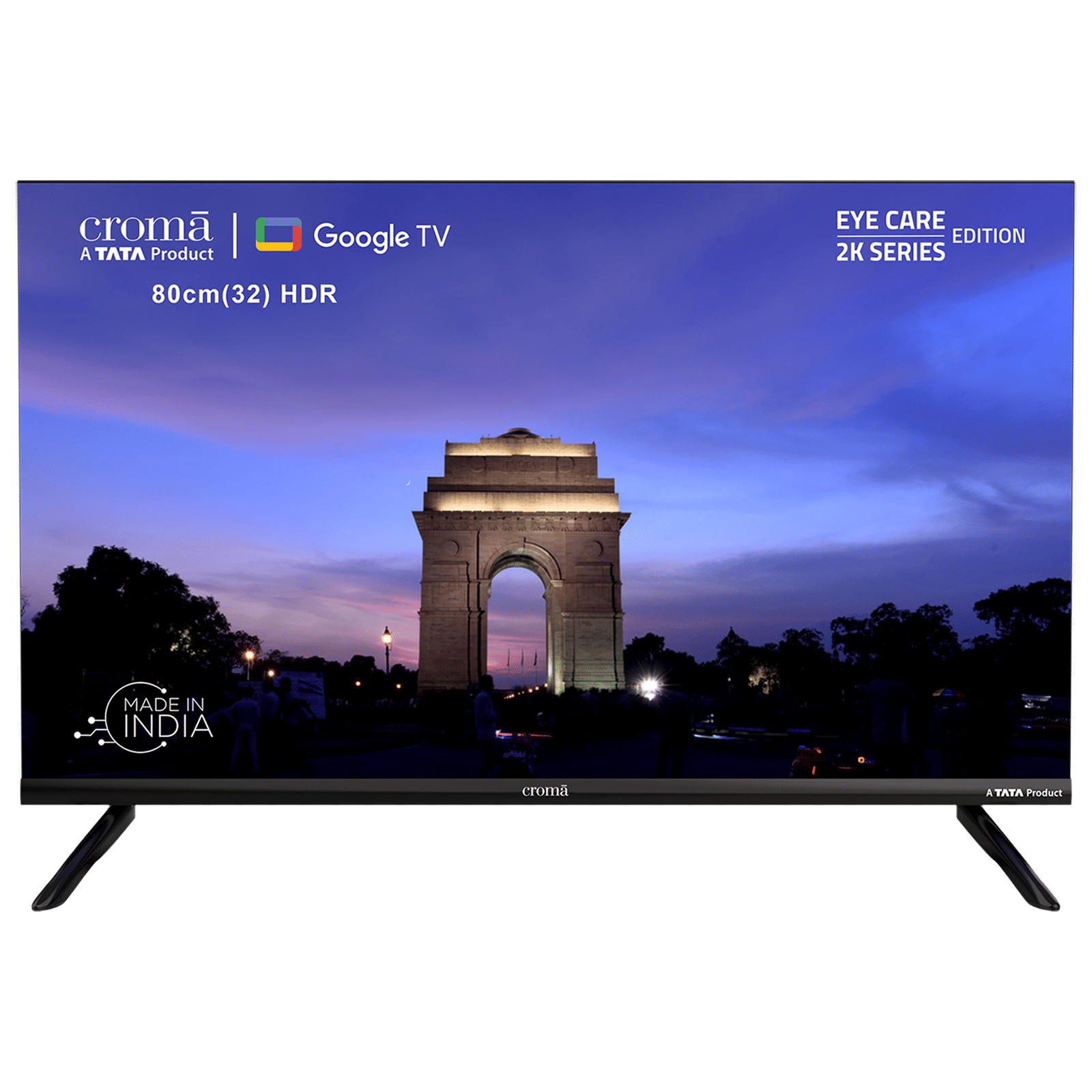 Croma 80 cm (32 inch) HD Ready LED Smart Google TV with A Plus Grade Panel deal from croma Croma 80 cm (32 inch) HD Ready LED Smart Google TV with A Plus Grade Panel deal from croma
