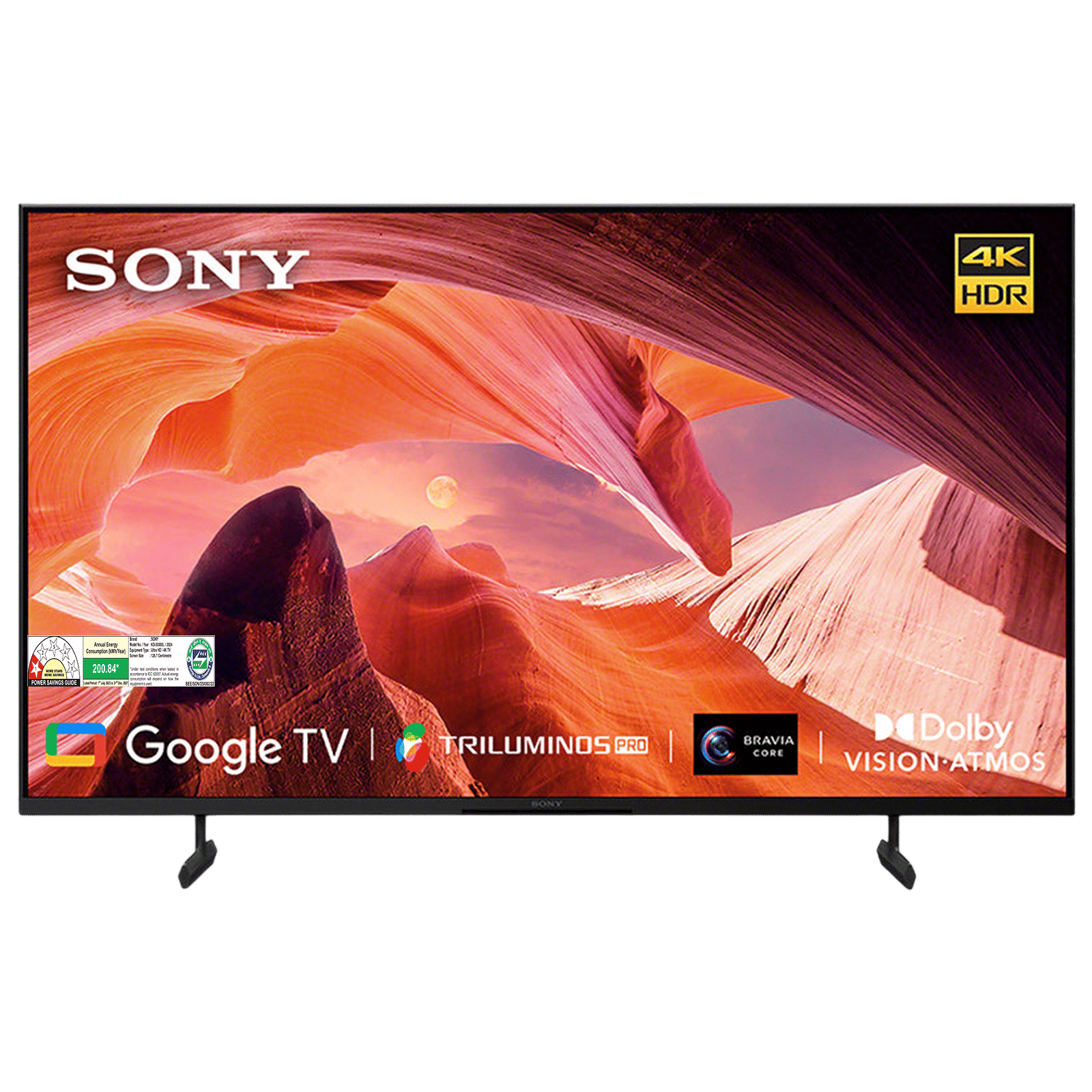 SONY X80L 125.7 cm (50 inch) 4K Ultra HD LED Google TV with X-Reality PRO (2023 model)