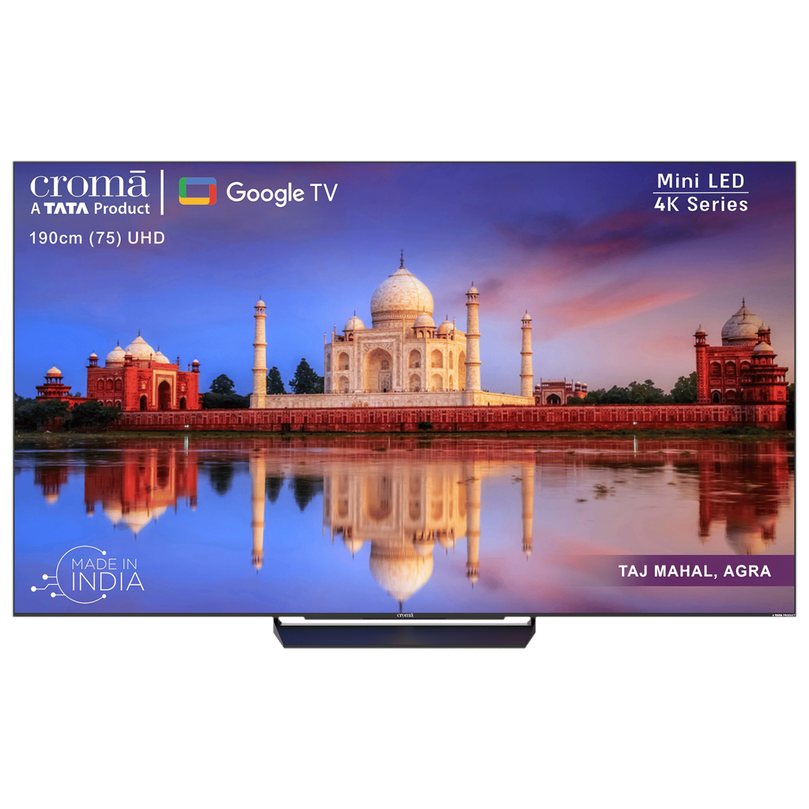 Croma 190 cm (75 inch) 4K Ultra HD Mini LED Google TV with Dolby Vision IQ and Dolby Atmos