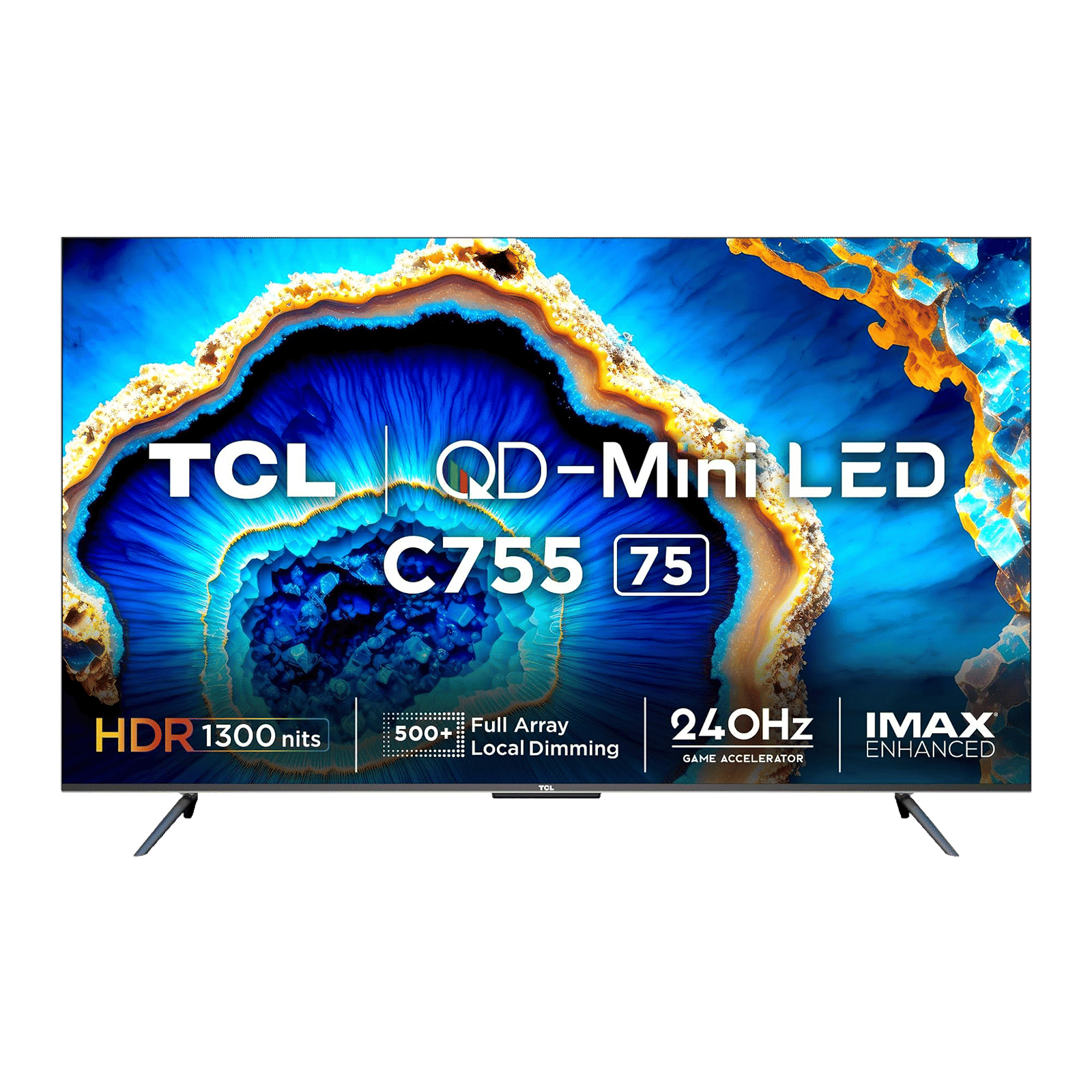 TCL C755 190.5 cm (75 inch) QD Mini LED 4K Ultra HD Smart Google TV with Dolby Vision and Dolby Atmos (2023 model)