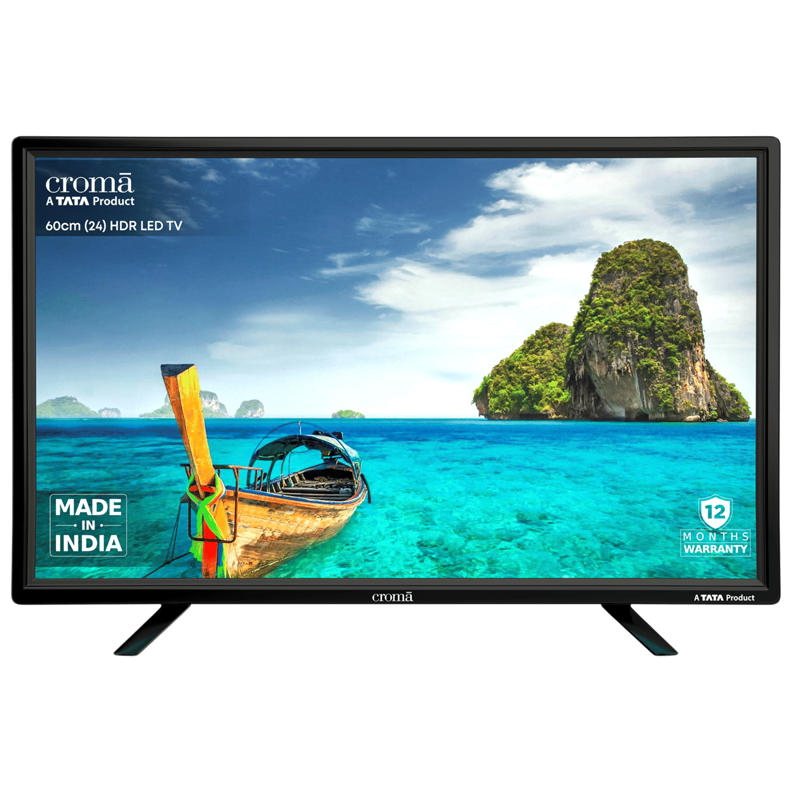 Croma 60 cm (24 inch) HD Ready LED TV with A Plus Grade Panel