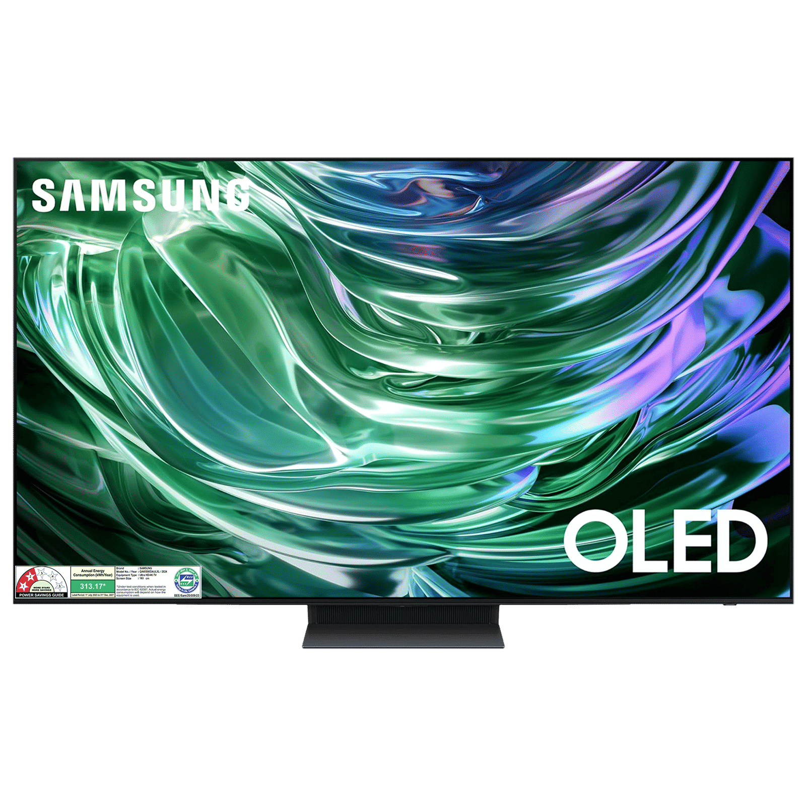 SAMSUNG S90D 165.1 cm (65 inch) OLED 4K Ultra HD Smart Tizen TV with NQ4 AI Gen2 Processor (2024 model)
