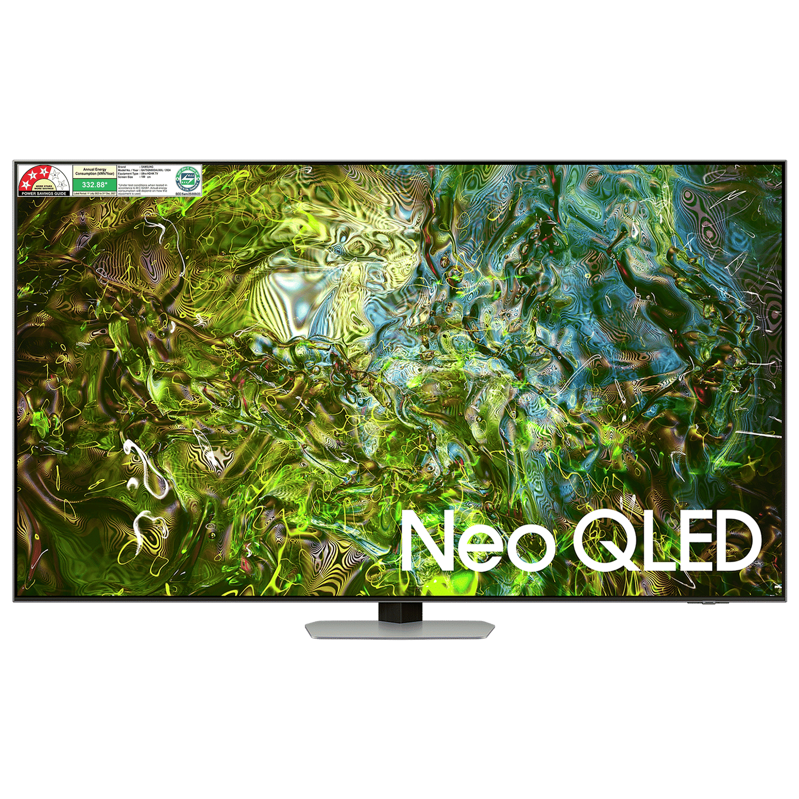 SAMSUNG QN90D 190.5 cm (75 inch) Neo QLED 4K Ultra HD Smart Tizen TV with Quantum Matrix Technology (2024 model)