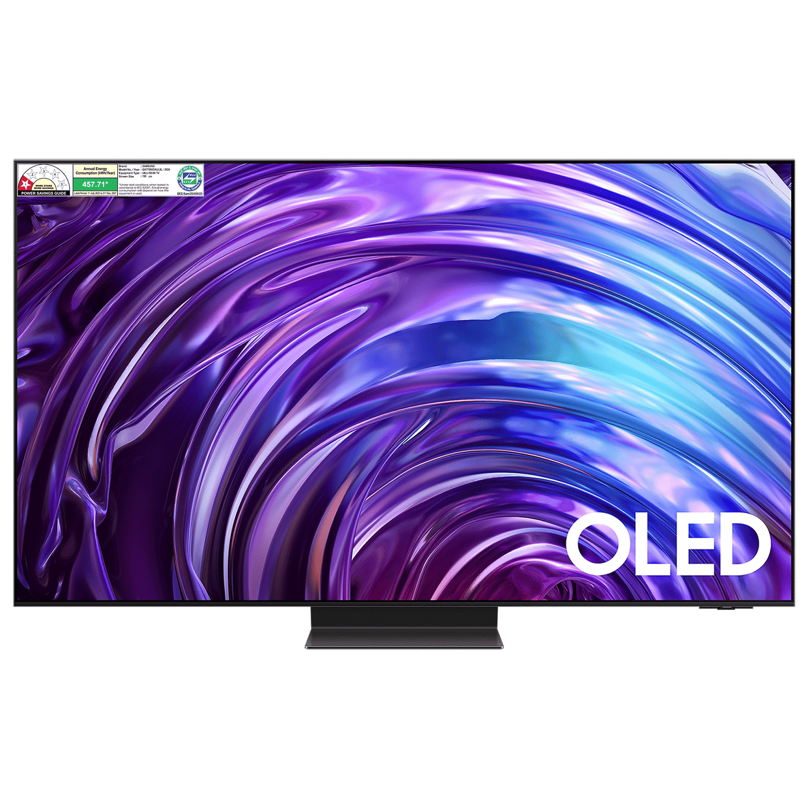 SAMSUNG S95D 195 cm (77 inch) 4K Ultra HD LED Smart Tizen TV with Voice Assistant (2024 model)