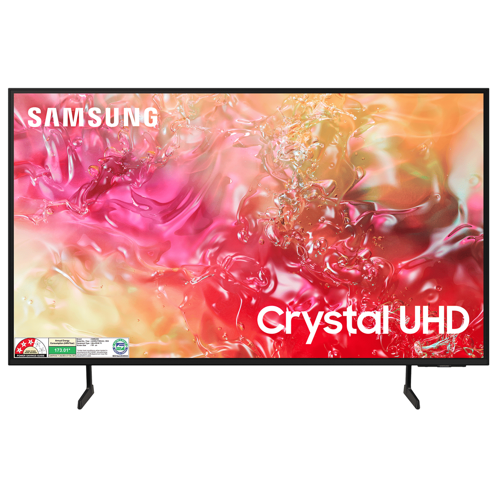 SAMSUNG DU7700 139.7 cm (55 inch) 4K Ultra HD LED Smart Tizen TV with Motion Xcelerator (2024 model)