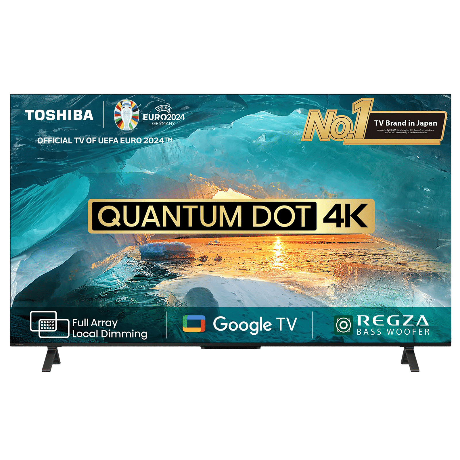TOSHIBA M550MP 165.1 cm (65 inch) 4K Ultra HD QLED Smart Google TV with Built-in Google Assistant (2023 model)