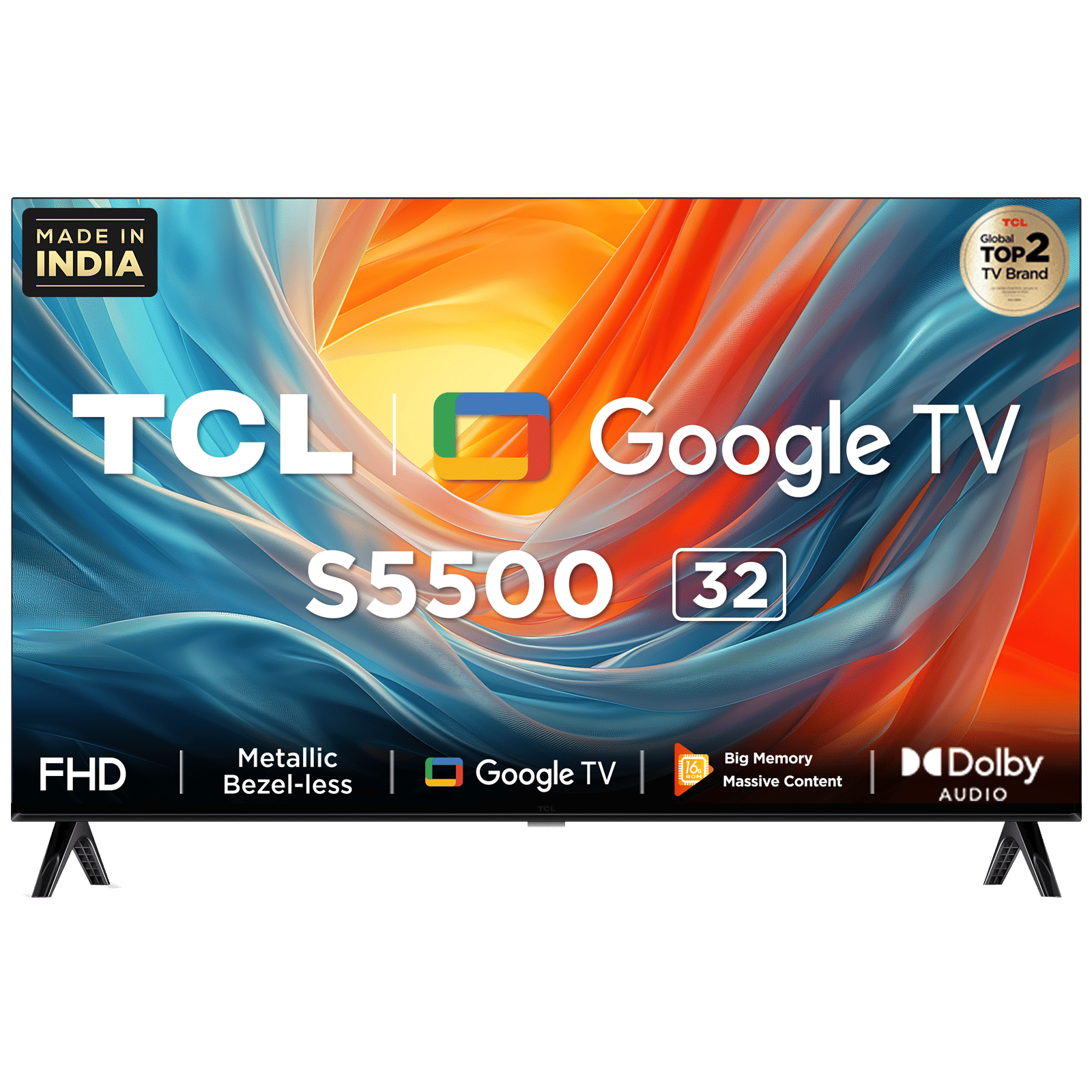 TCL S Series 80 cm (32 inch) Full HD LED Smart Google TV with Dolby Audio (2024 model)
