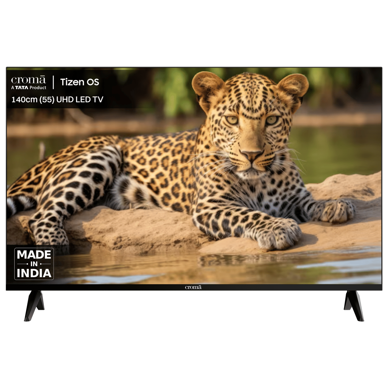 Croma 140 cm (55 inch) 4K Ultra HD LED Smart Tizen TV with Dolby Audio (2024 model)