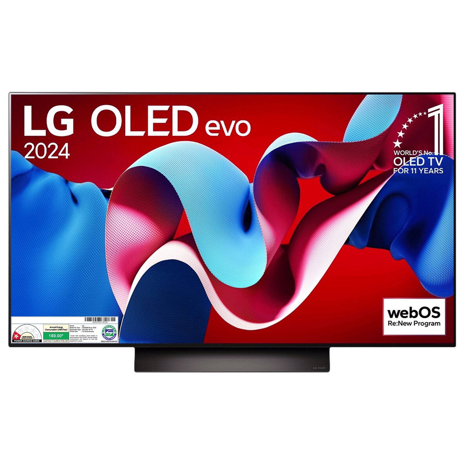 LG evo AI C4 121 cm (48 inch) OLED 4K Ultra HD Smart WebOS TV with Dolby Vision and Atmos (2025 model)
