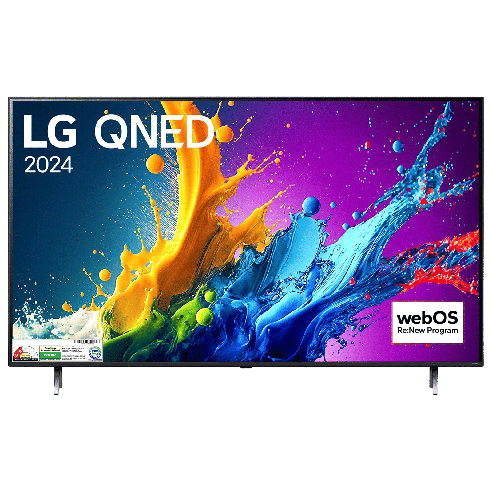 LG QNED82T 165.1 cm (65 inch) QNED 4K Ultra HD Smart WebOS TV with AI Processor 4K Gen7 (2025 model)