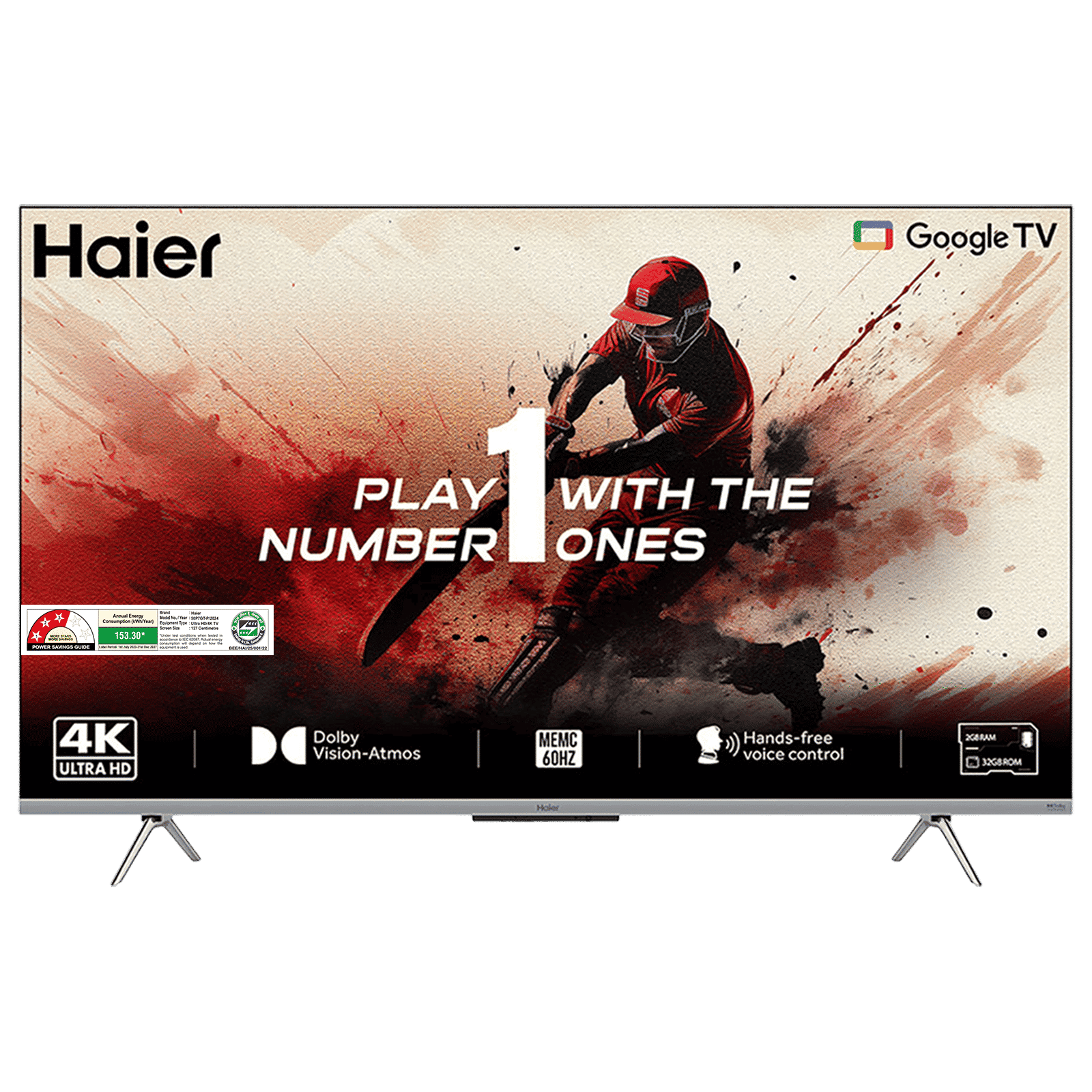 Haier P7 Series 127 cm (50 inch) 4K Ultra HD LED Smart Google TV with Dolby Vision & Dolby Atmos (2024 model)