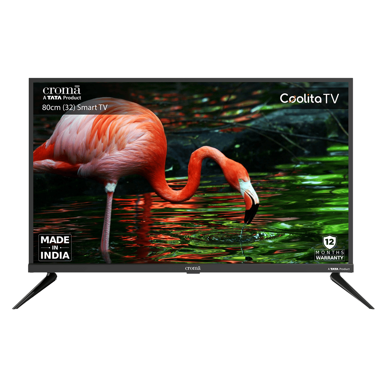 Croma CREL032HCC331801 80 cm (32 inch) HD Ready LED Linux TV with Dolby Audio (2024 model)