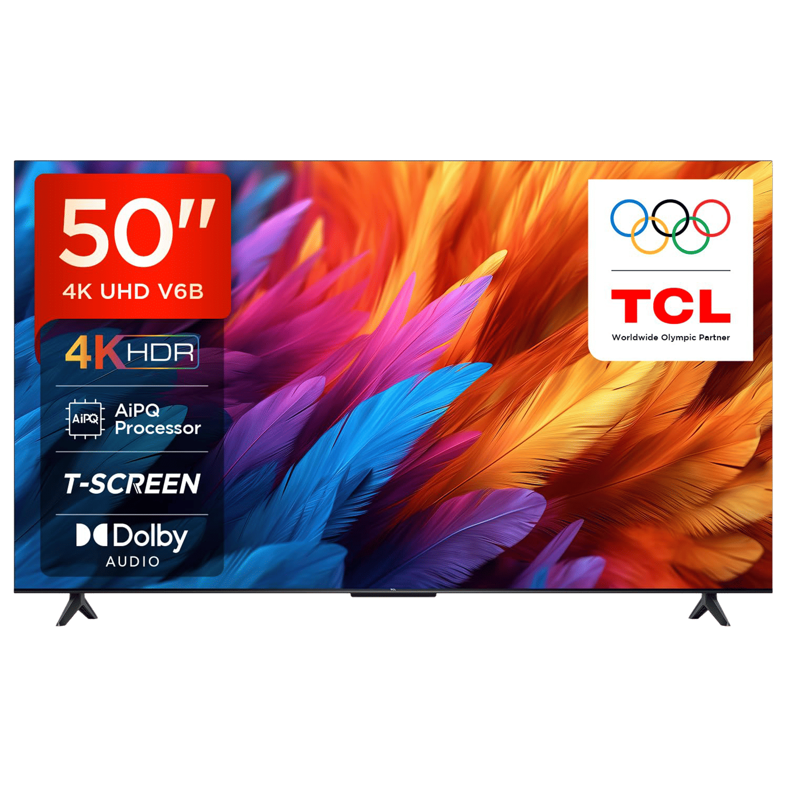 TCL V6B 127 cm (50 inch) 4K Ultra HD LED Google TV with Dolby Audio( 2024 Model)