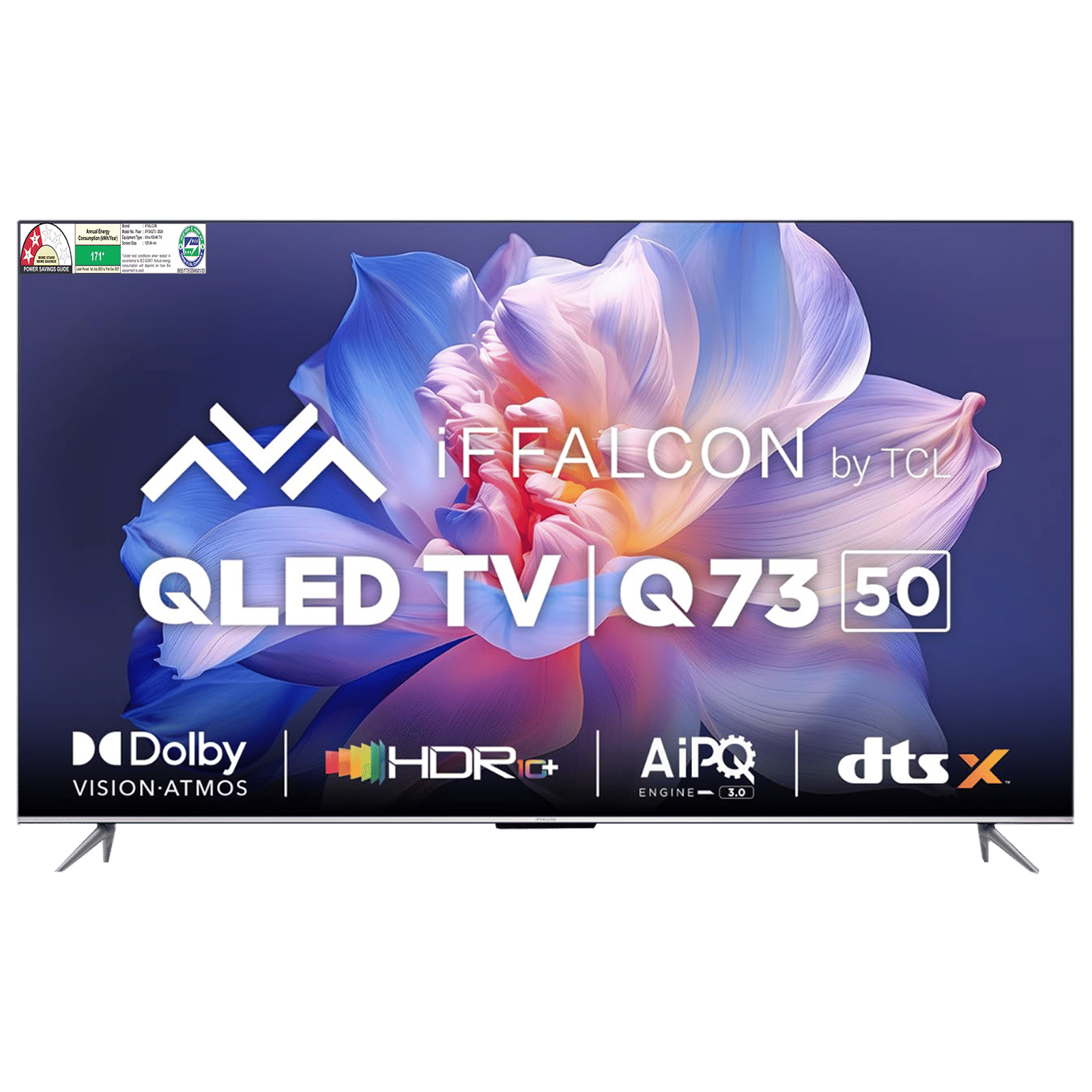 iFFalcon Q73 127 cm (50 inch) QLED 4K Ultra HD Google TV with High Brightness