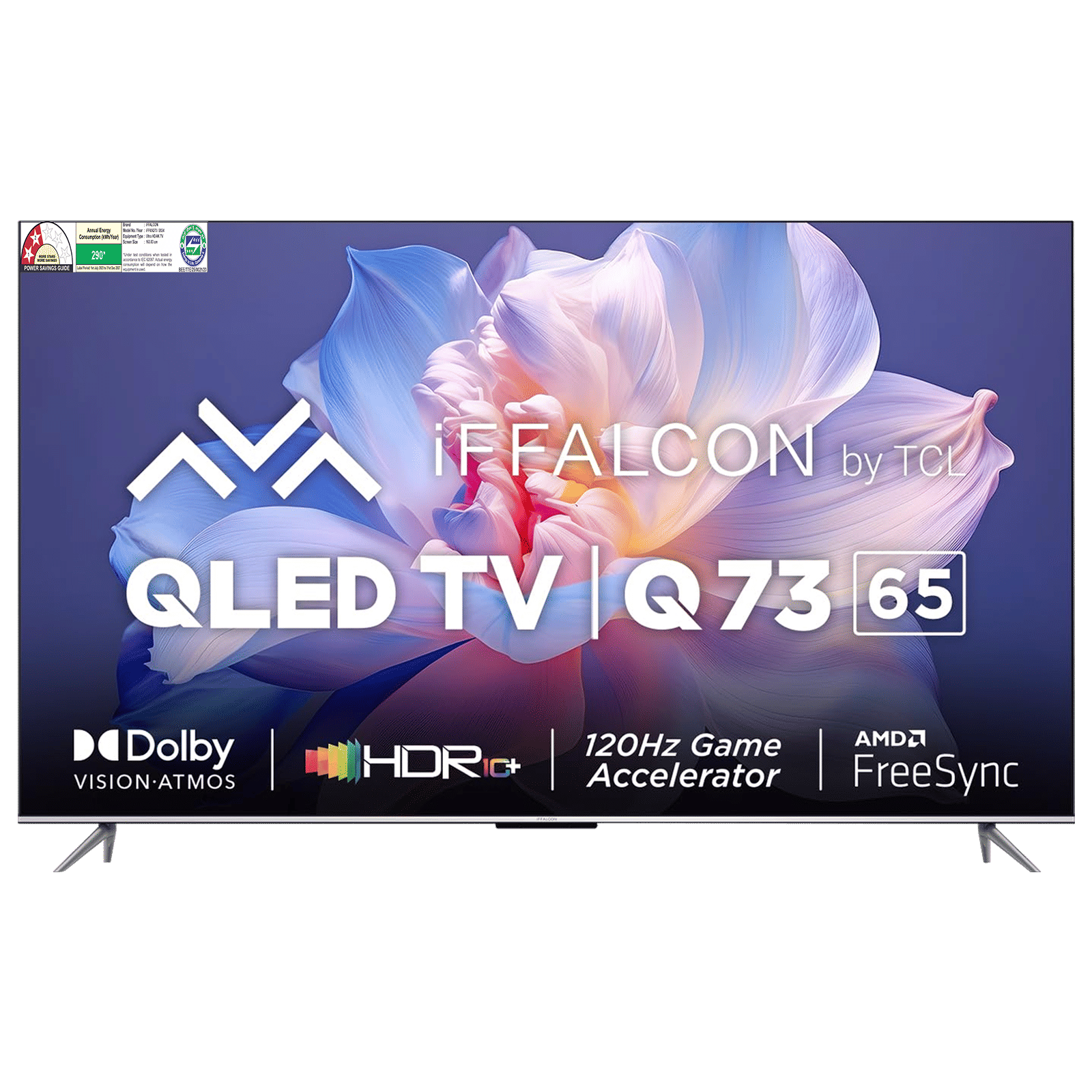 iFFALCON Q73 165 cm (65 inch) QLED 4K Ultra HD Google TV with Dolby Audio (2023 model)