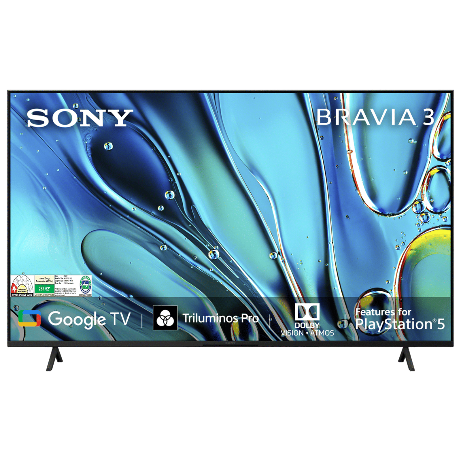 SONY BRAVIA 3 139.7 cm (55 inch) 4K Ultra HD LCD Smart Android TV with Auto Low Latency Mode (2024 Model)