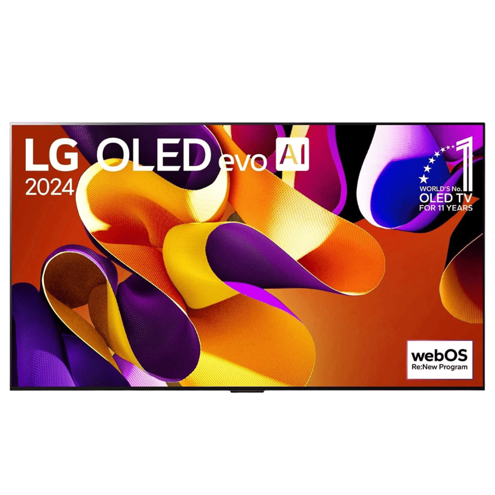 LG evo G4 195.58 cm (77 inch) OLED 4K Ultra HD WebOS 24 TV with Dolby Atmos (2024 model)