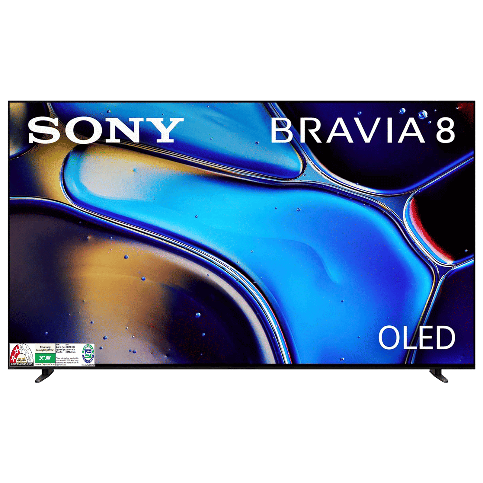 SONY BRAVIA 8 165.1 cm (65 inch) 4K Ultra HD OLED Smart Android TV with Dolby Vision & Dolby Atmos (2024 model)