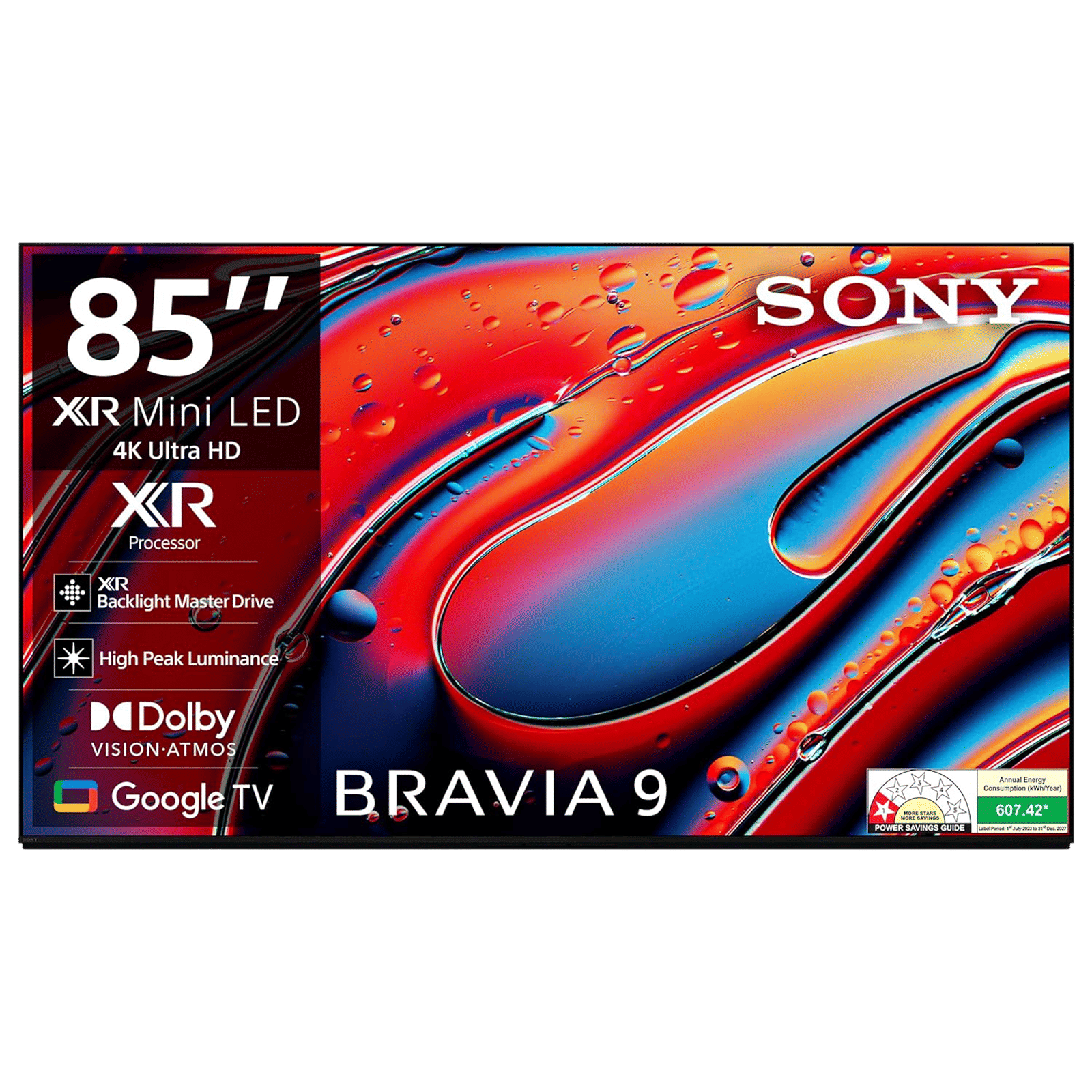 SONY BRAVIA 9 215.9 cm (85 inch) LED 4K Ultra HD Mini Smart Android TV with Dolby Vision & Dolby Atmos (2024 model)