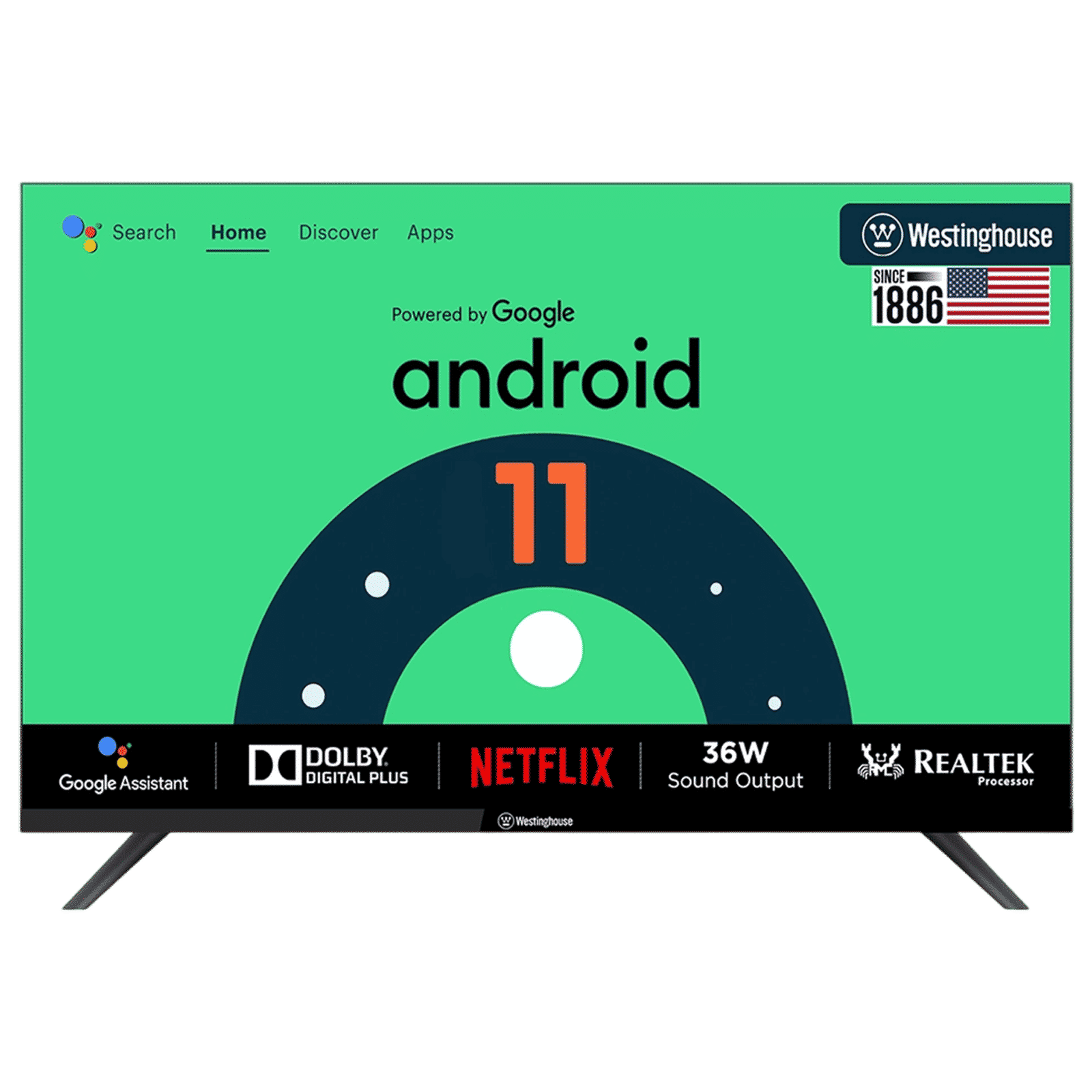 Westinghouse W2 Series 81.28 cm (32 inch) HD Ready LED Smart Android TV with Google Assistant (2023 model)