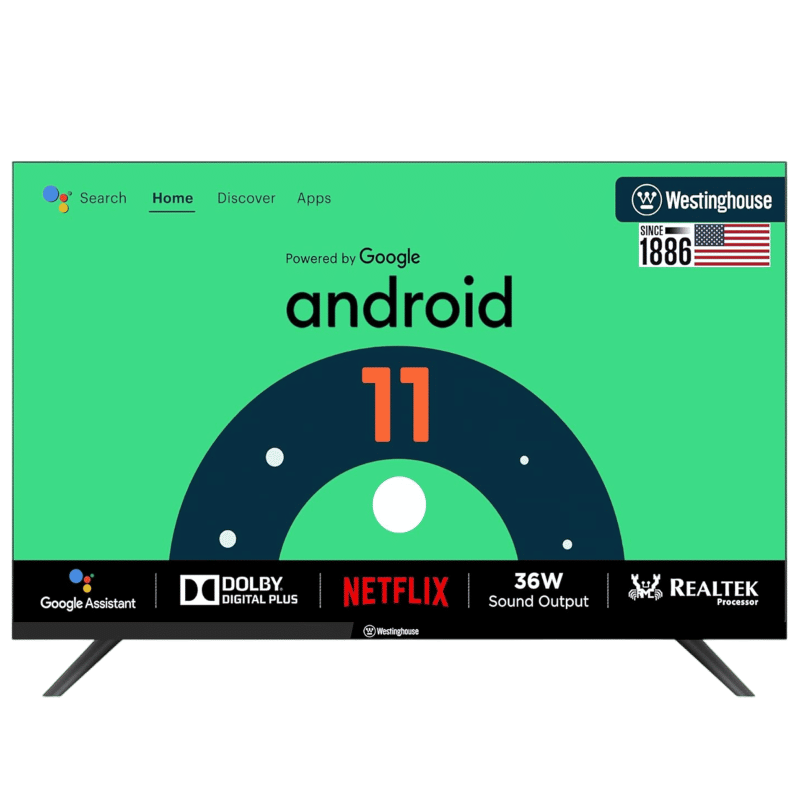 Westinghouse W2 Series 101.6 cm (40 inch) Full HD LED Smart Android TV with Built-in Google Assistant (2023 model)