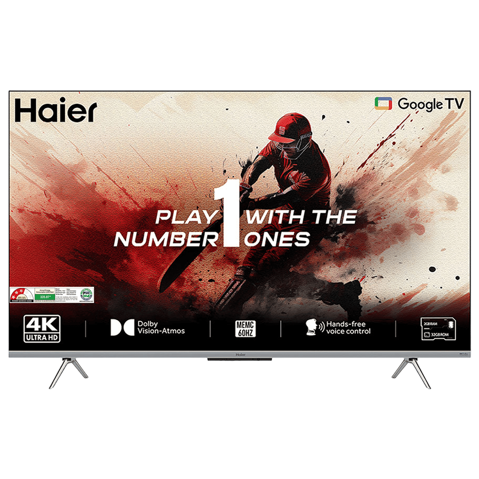 Haier P7 Series 190.5 cm (75 inch) LED 4K Ultra HD Smart Smart Google TV with Dolby Digital Decoder (2024 model)