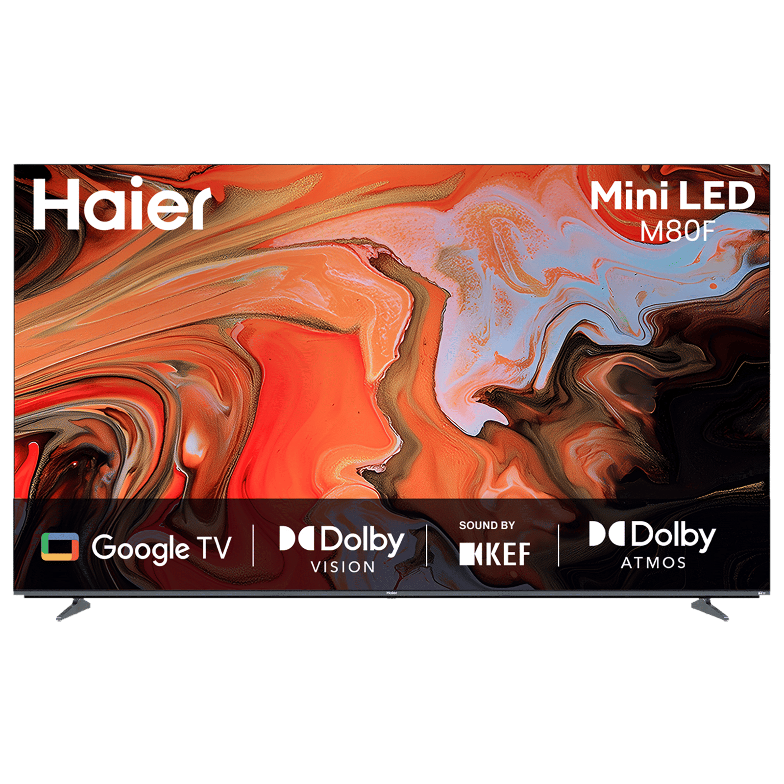 Haier 55M80 139.7 cm (55 inch) 4K Ultra HD Mini LED Smart Google TV with Google Assistant Support (2025 model)