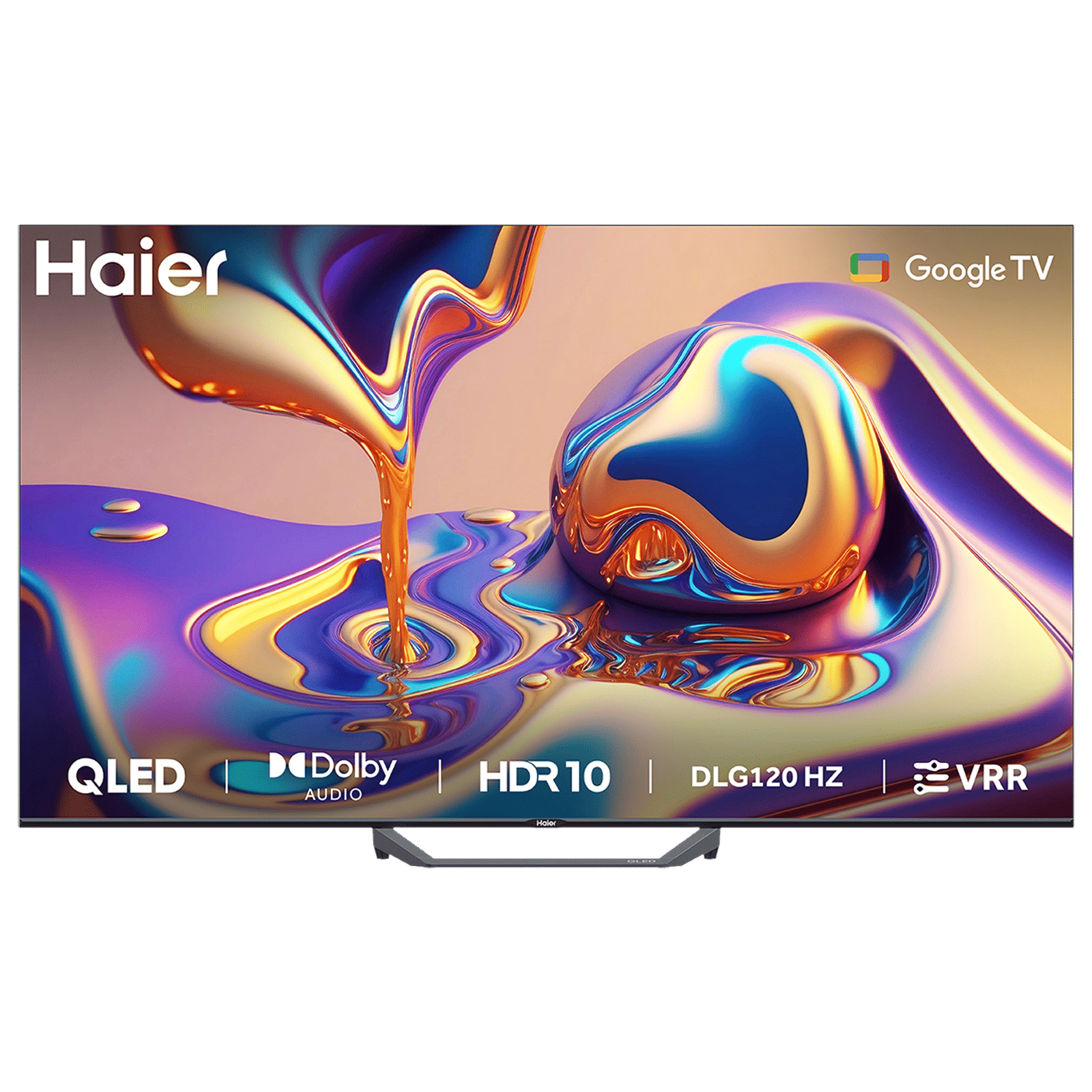 Haier 55S80F 139.7 cm (55 inch) 4K Ultra HD QLED Smart Google TV with Google Assistant Support (2025 model)
