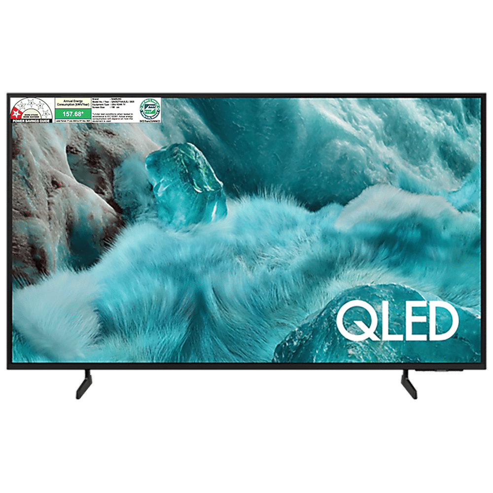 SAMSUNG Q7F 109.22 cm (43 inch) QLED 4K Ultra HD Smart Tizen TV with Google Voice Assistant (2025 model)