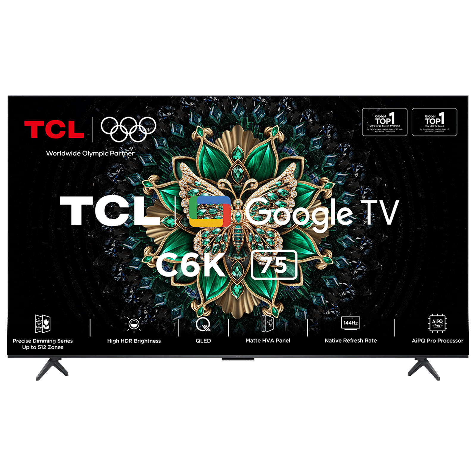 TCL C6K 190.5 cm (75 inch) QD-Mini LED 4K Ultra HD Smart Google TV with Google Voice Assistant (2025 model)