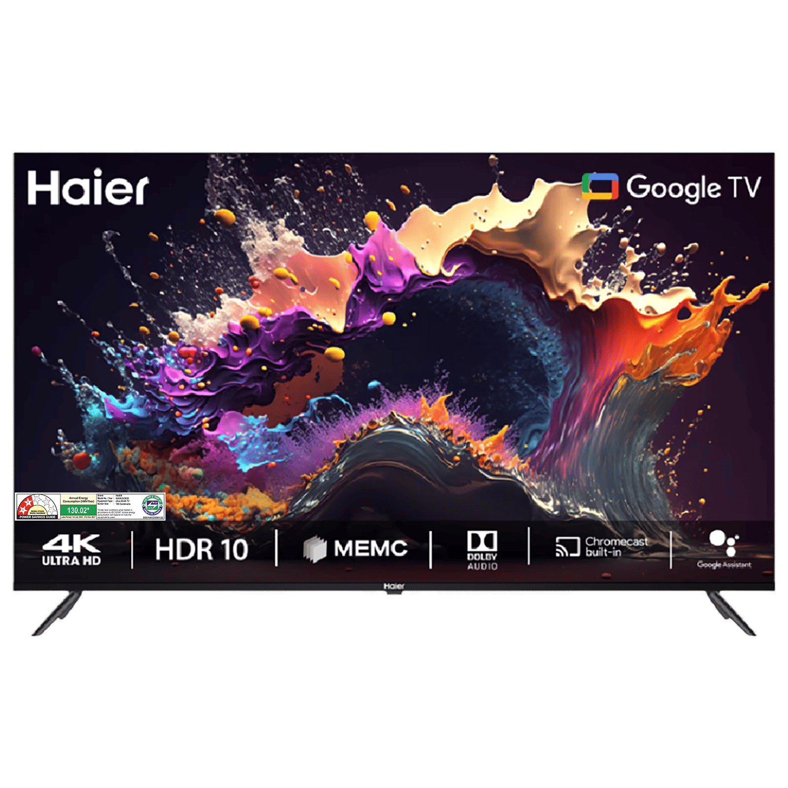 Haier 43A9UG 109.22 cm (43 inch) 4K Ultra HD LED Backlit Smart Google TV with Google Assistant Support (2025 model)