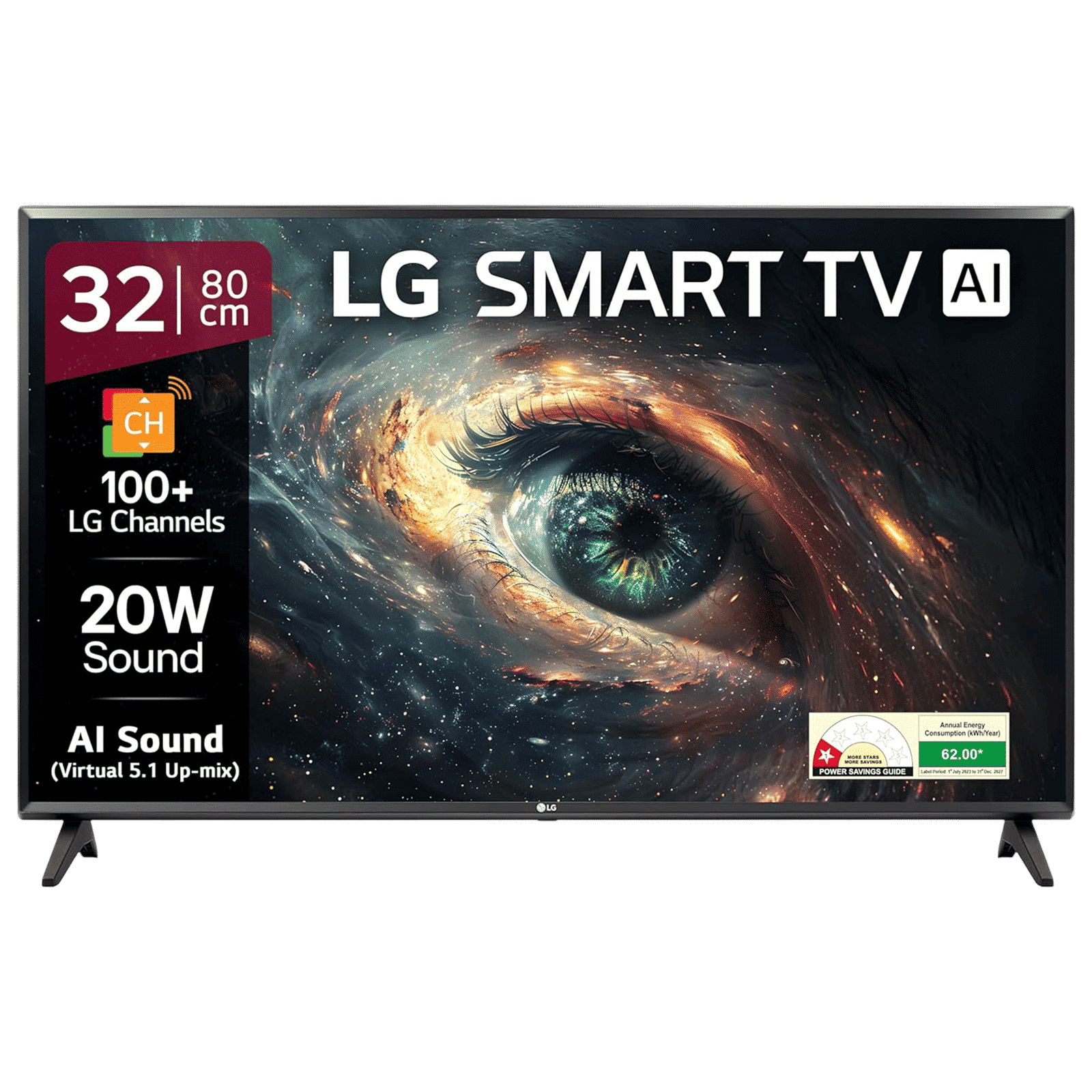 LG 80cm (32 inch) HD LED Smart webOS TV with AI Sound (2025 Model)