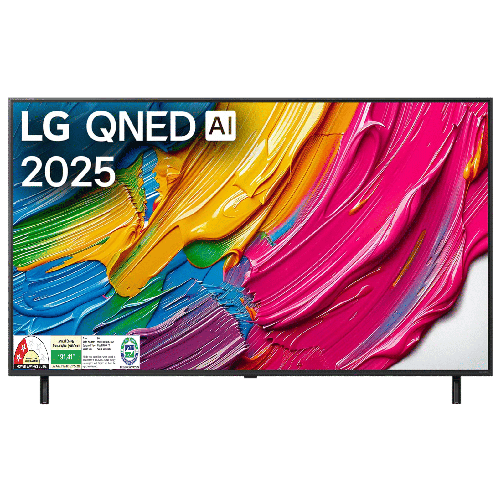 LG QNED 8BA 139.7 cm (55 inch) QNED 4K Ultra HD Smart WebOS TV with Dolby Atmos (2025 Model)