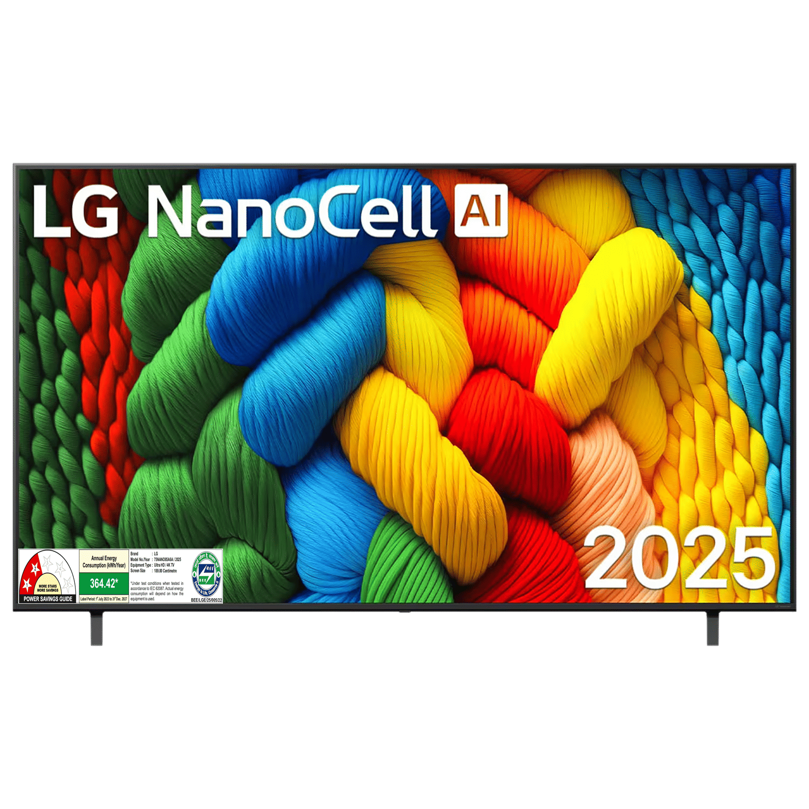 LG NanoCell AI NANO80 190.5 cm (75 inch) 4K Ultra HD Smart WebOS TV with AI Magic Remote (2025 model)