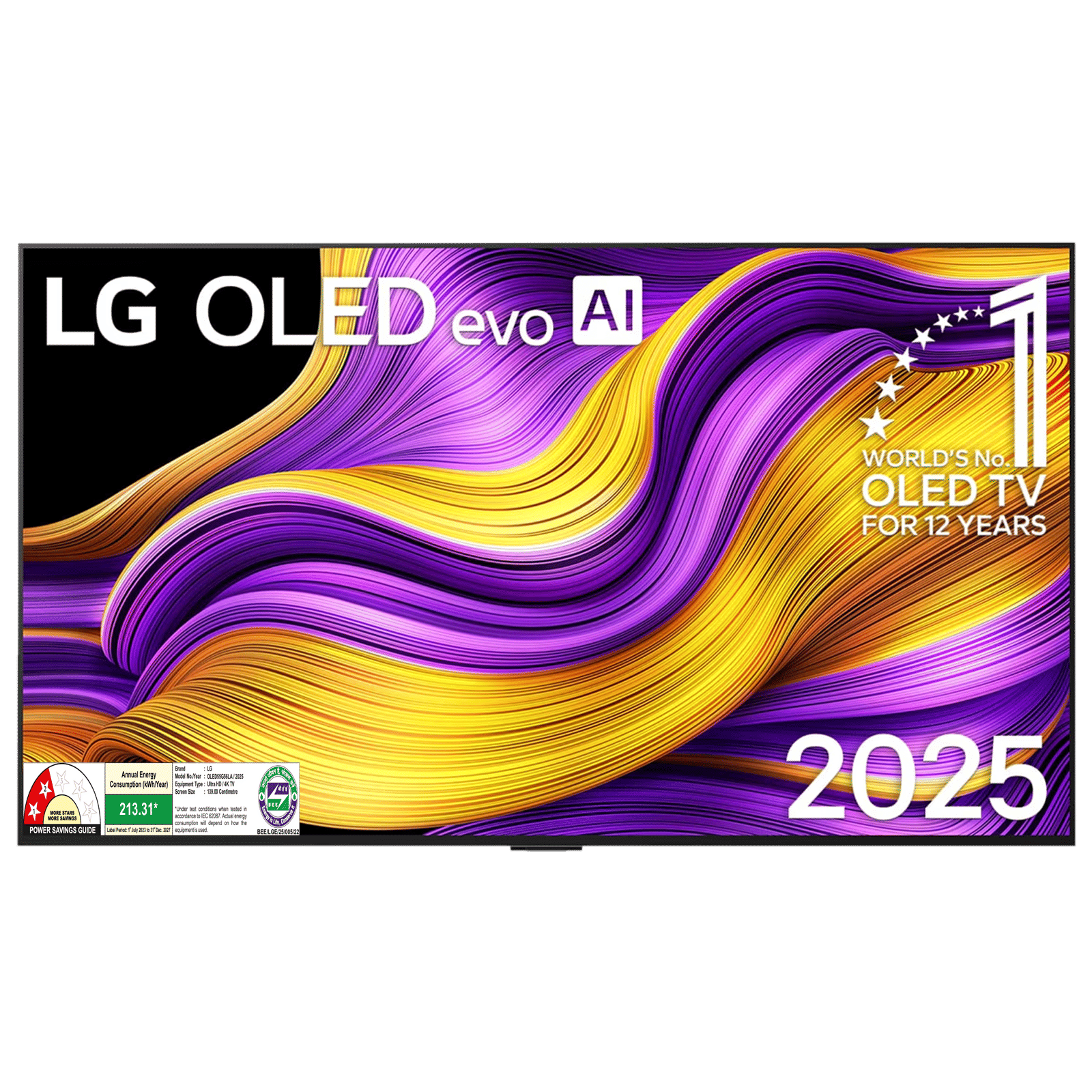 LG evo AI G5 139.7 cm (55 inch) OLED 4K Ultra HD Smart WebOS TV with Dolby Vision & Dolby Atmos (2025 model)