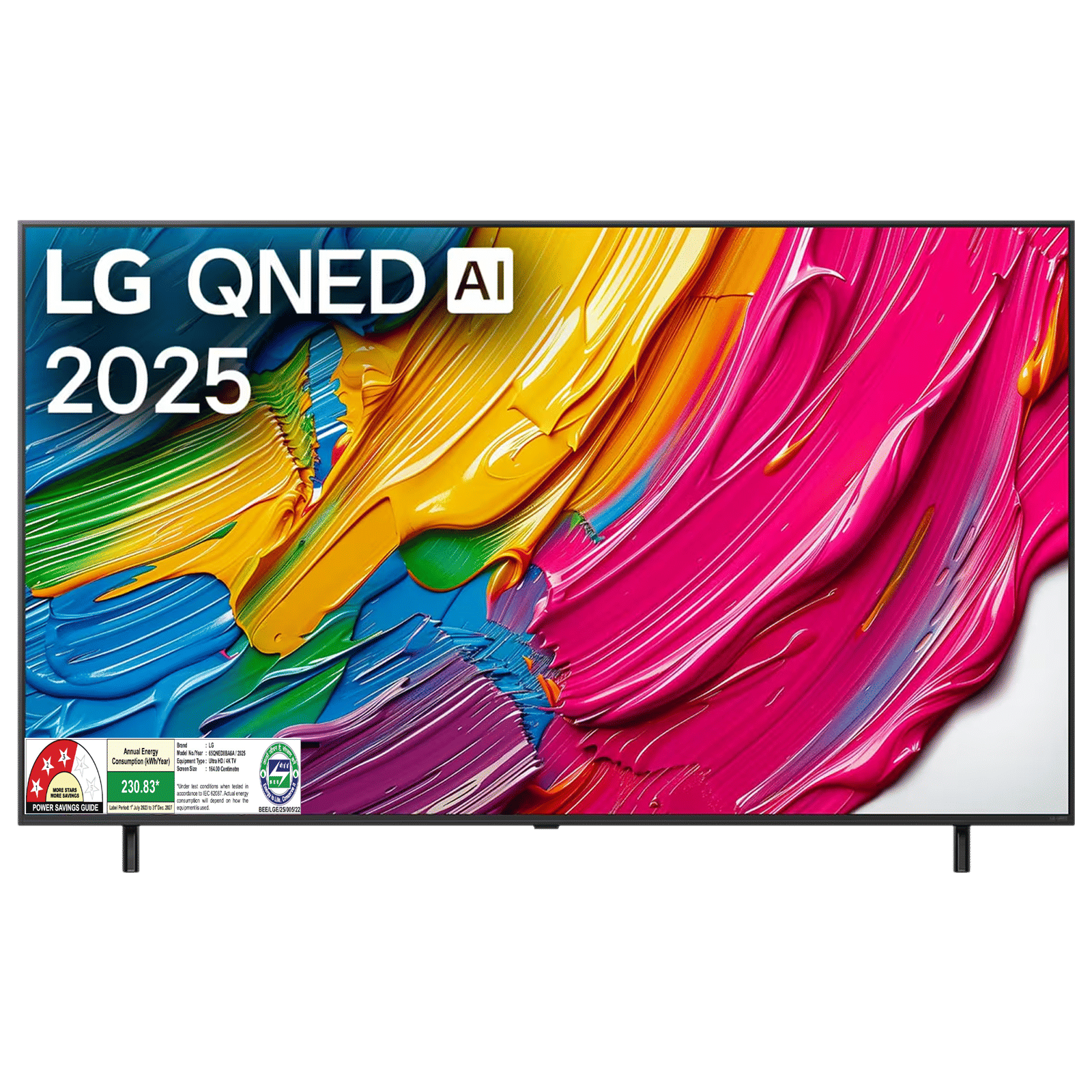 LG QNED 8BA 165.1 cm (65 inch) QNED 4K Ultra HD Smart WebOS TV with Dolby Atmos (2025 Model)
