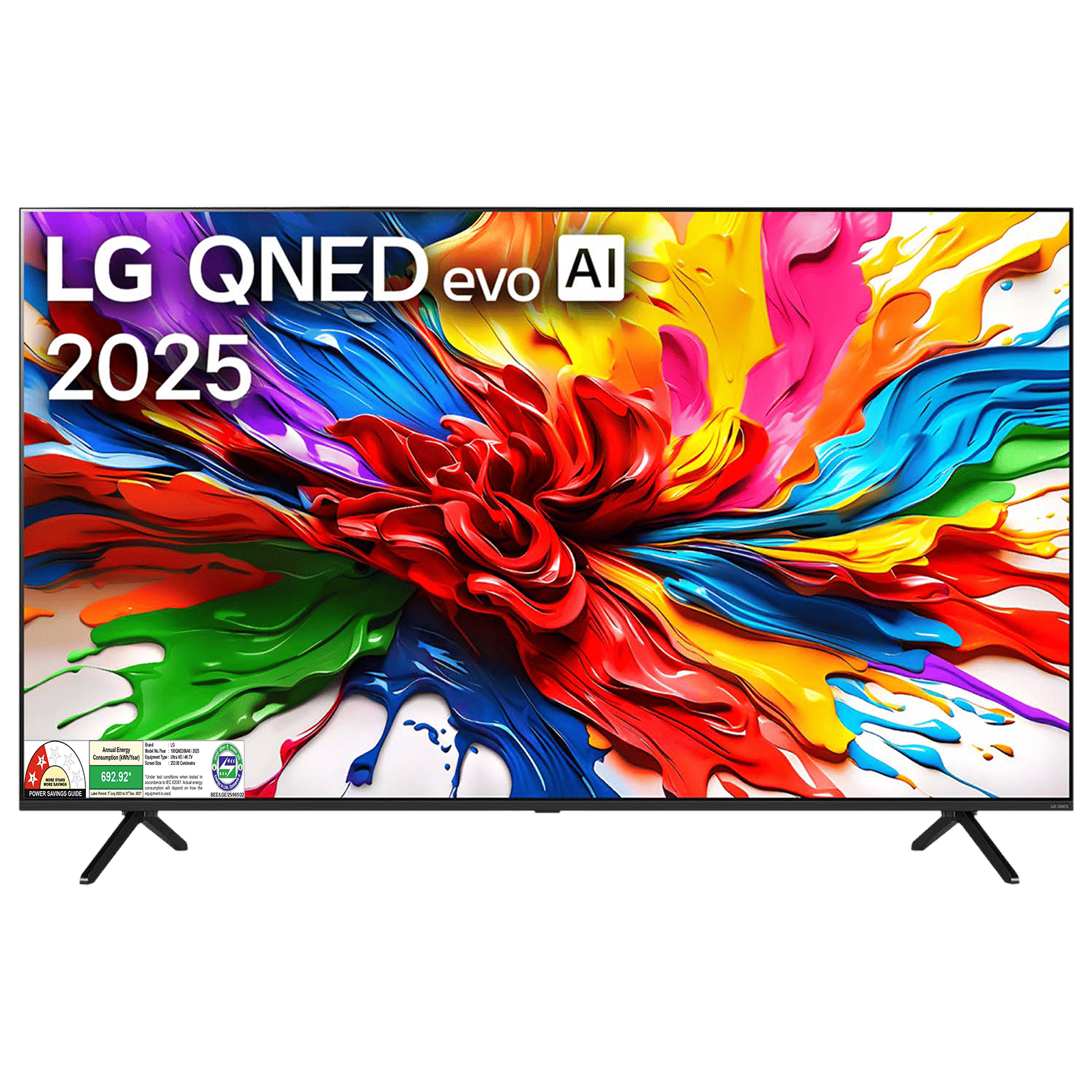 LG evo AI QNED86 253 cm (100 inch) QNED MiniLED 4K Ultra HD Smart WebOS TV with Dolby Vision (2025 Model)